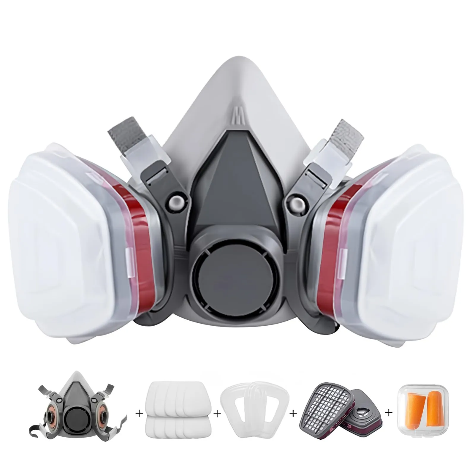 Maschera Respiratoria Riutilizzabile con Filtri - Protezione Avanzata per Lavorazione e Saldatura