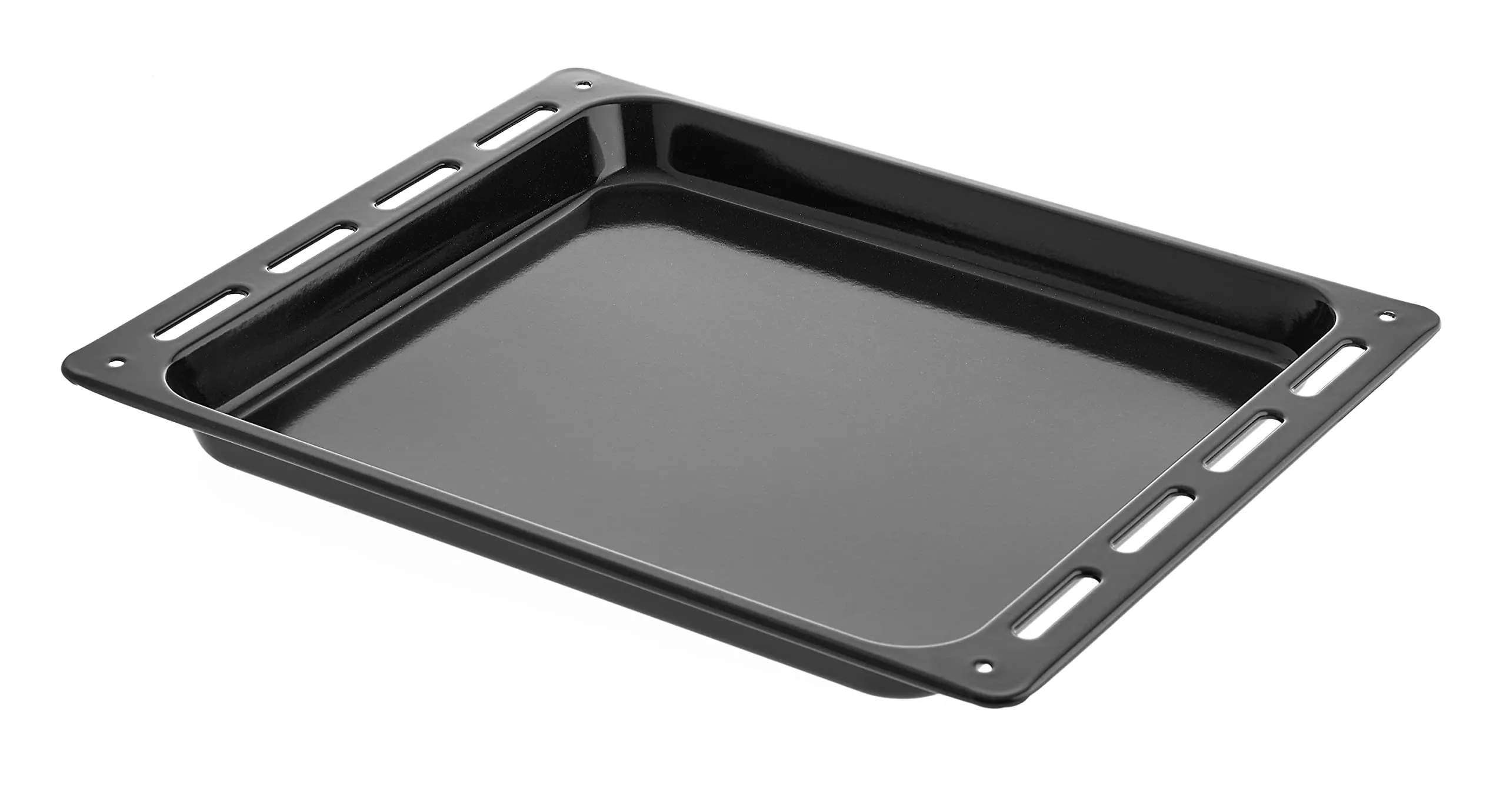 Hoover 42820218 Teglia da Forno Rettangolare Smaltata Nera
