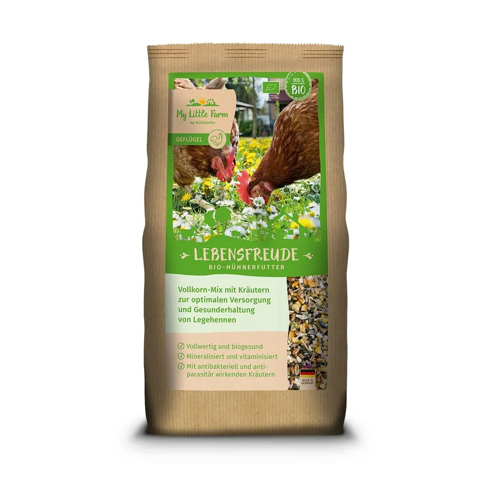 My Little Farm Lebensfreude - Cibo Biologico per Polli, 2kg