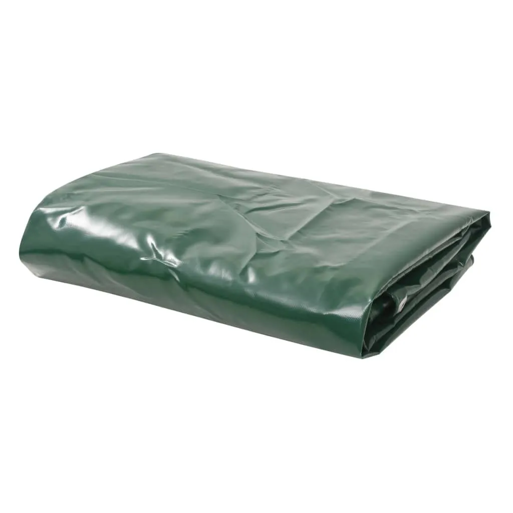 vidaXL Telone 650 g/m² 3x4 m Verde PVC