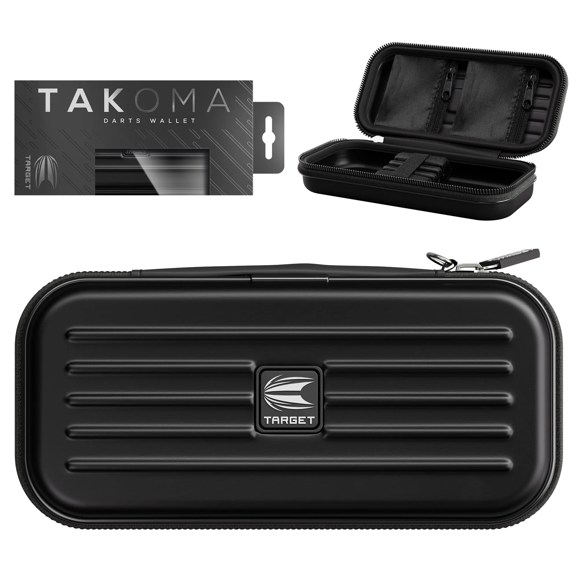 Target Darts Nero Takoma Regular Darts Case - Portafoglio per Freccette