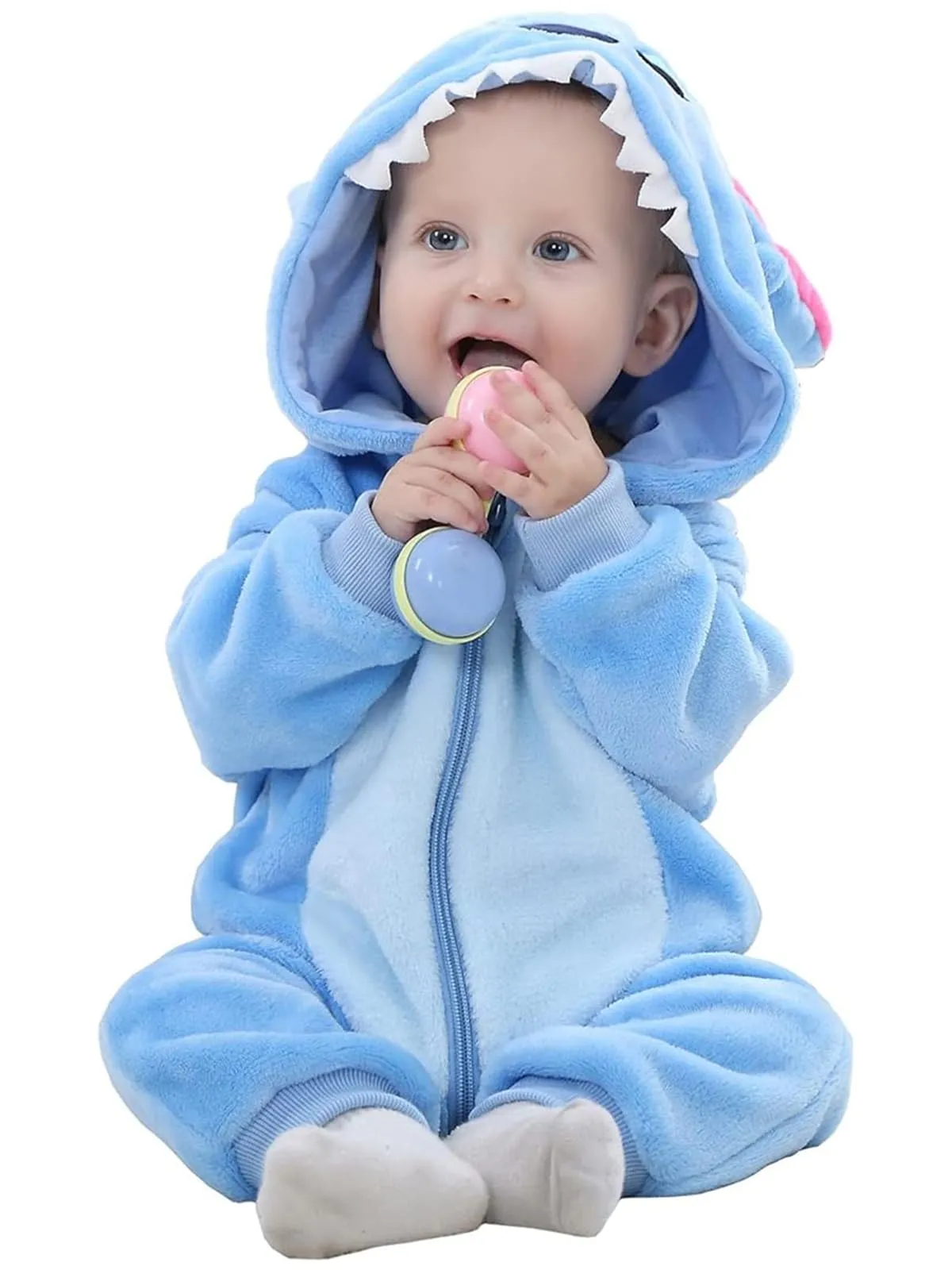 Pagliaccetto Invernale Unisex da Bambino: Coniglio, Tigre e Cosplay Animale in Flanella per Halloween