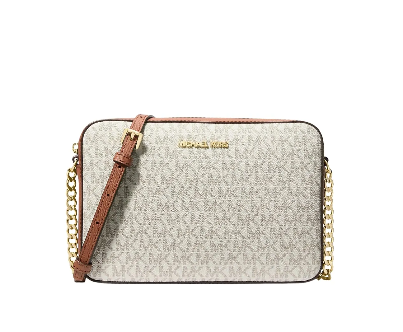 Michael Kors Jet Set Travel Borsa a Tracolla Donna Vanilla