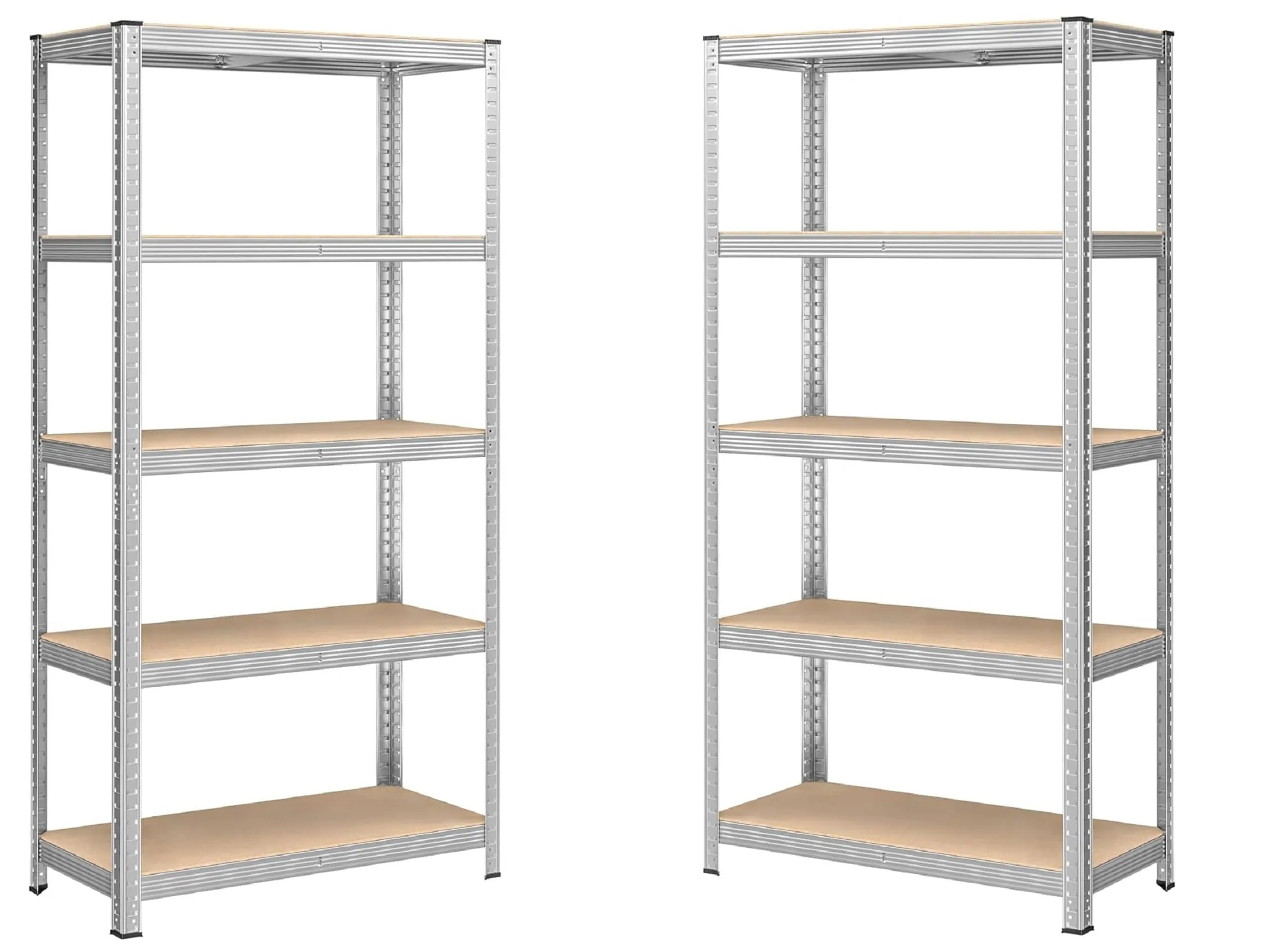 Sinlikon Set di 2 ripiani verticali a 5 livelli