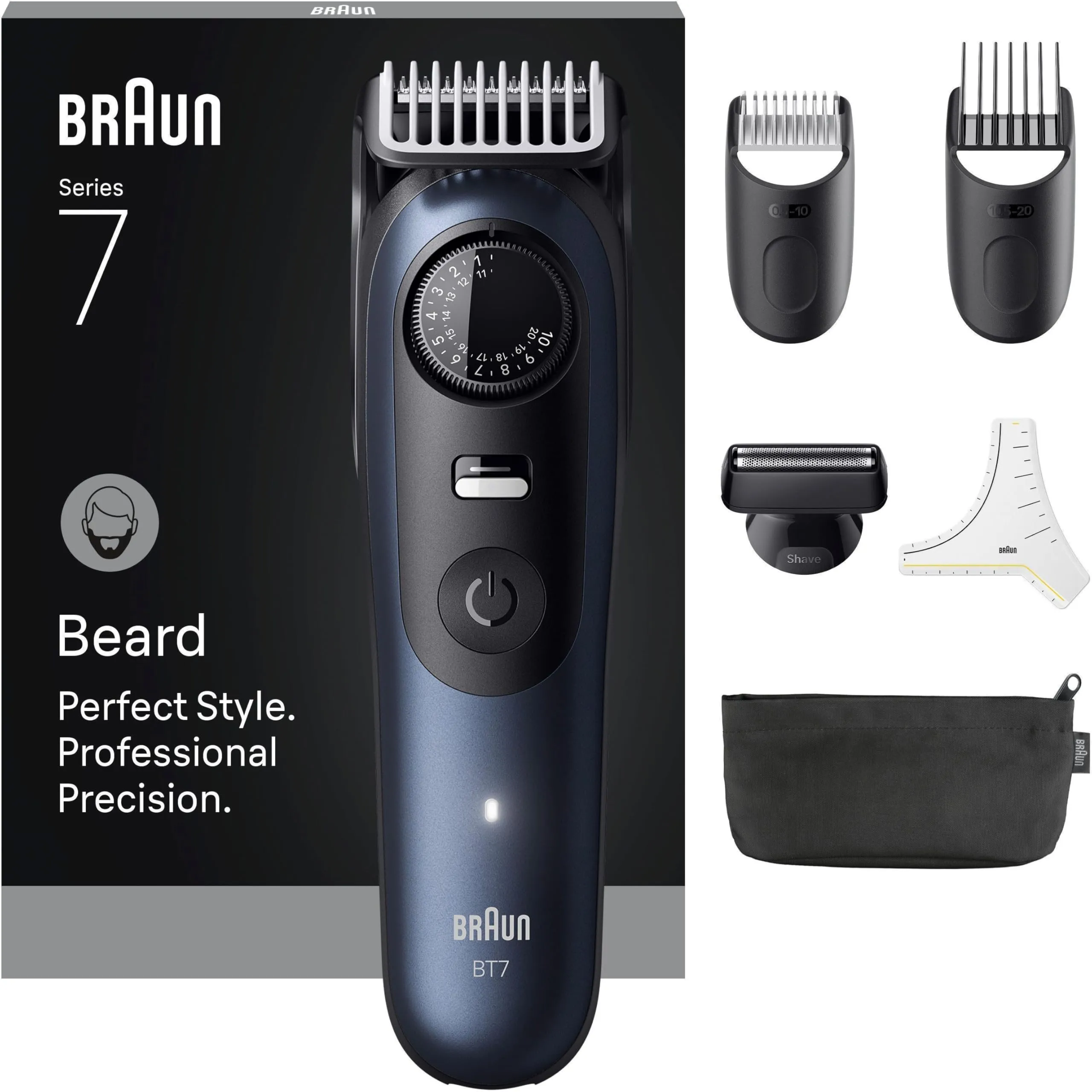 Braun Barba Series 7: Rifinitura Perfetta e Precisione Professionale