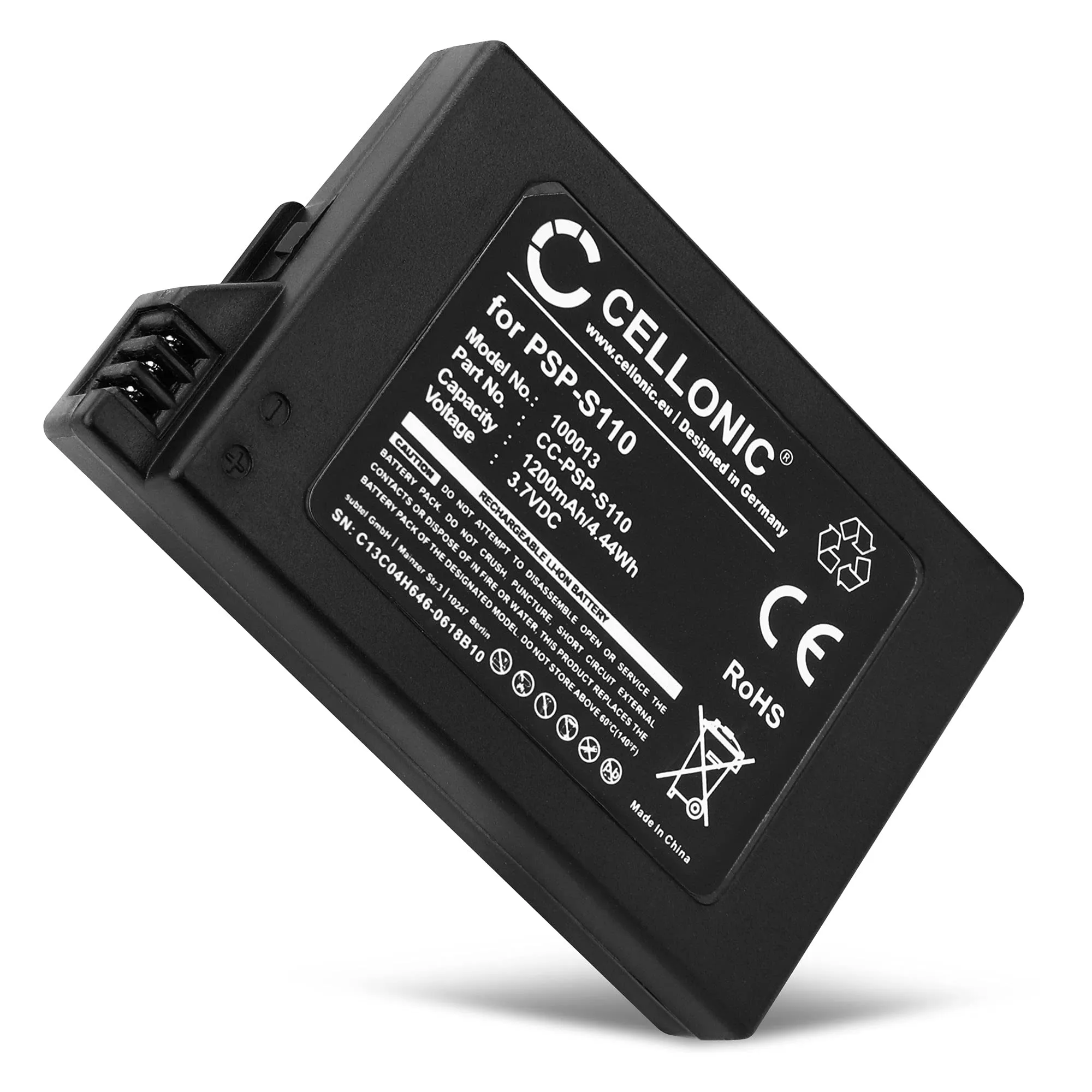 Batteria Compatibile con Sony PSP Slim & Lite - CELLONIC® 1200mAh