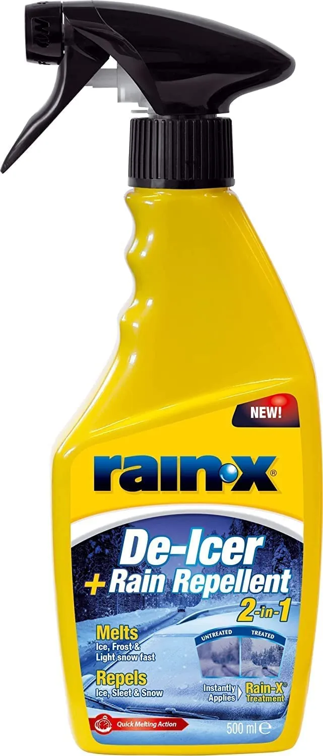 Rain-X Spray Antighiaccio e Idrorepellente Vetri Auto 500ml