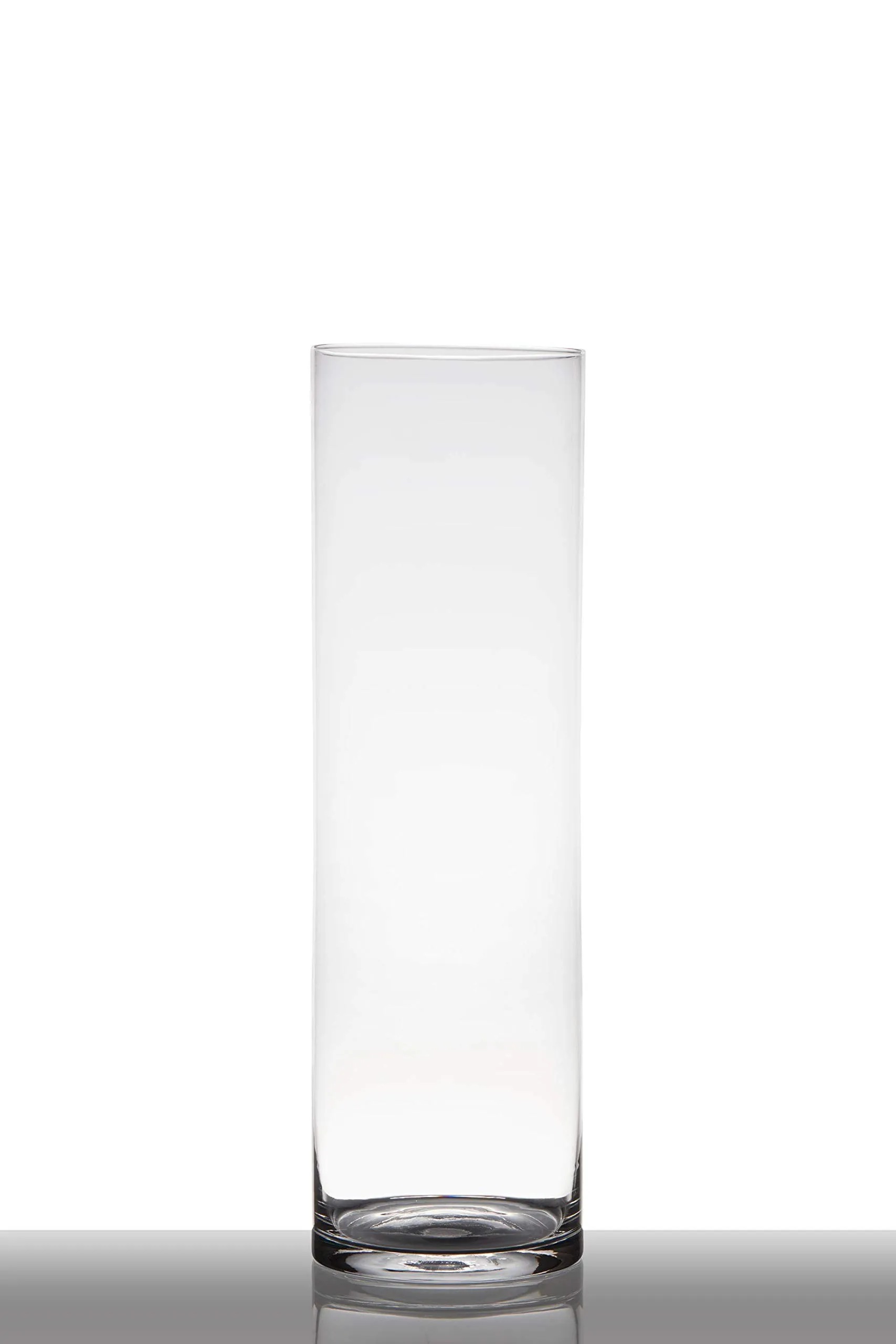 INNA-Glas Vaso da pavimento in vetro SANSA, cilindro/rotondo, trasparente, 50 cm, Ø15 cm
