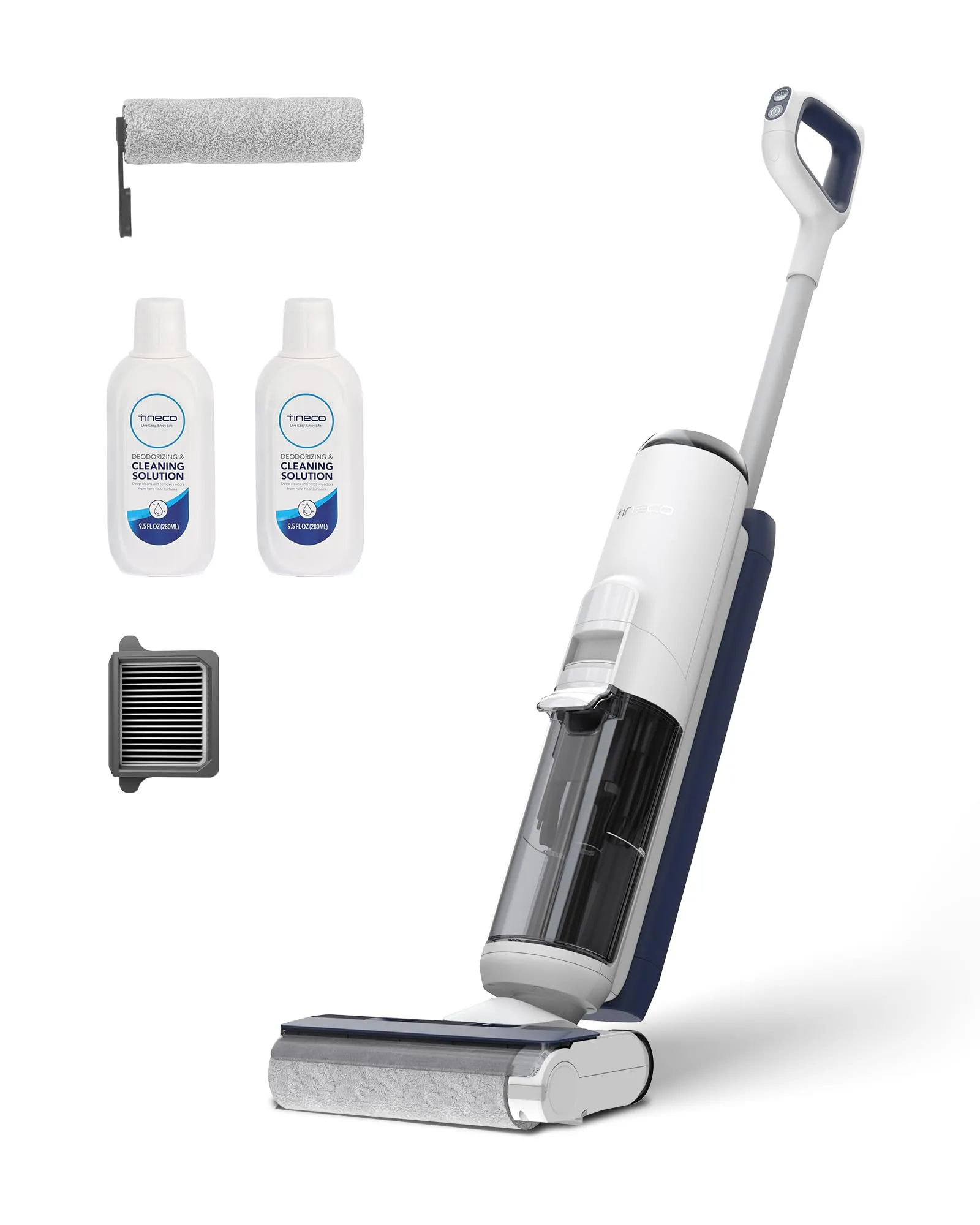 Tineco FLOOR ONE S6 Stretch Lite - Aspirapolvere e Lavapavimenti 2 in 1