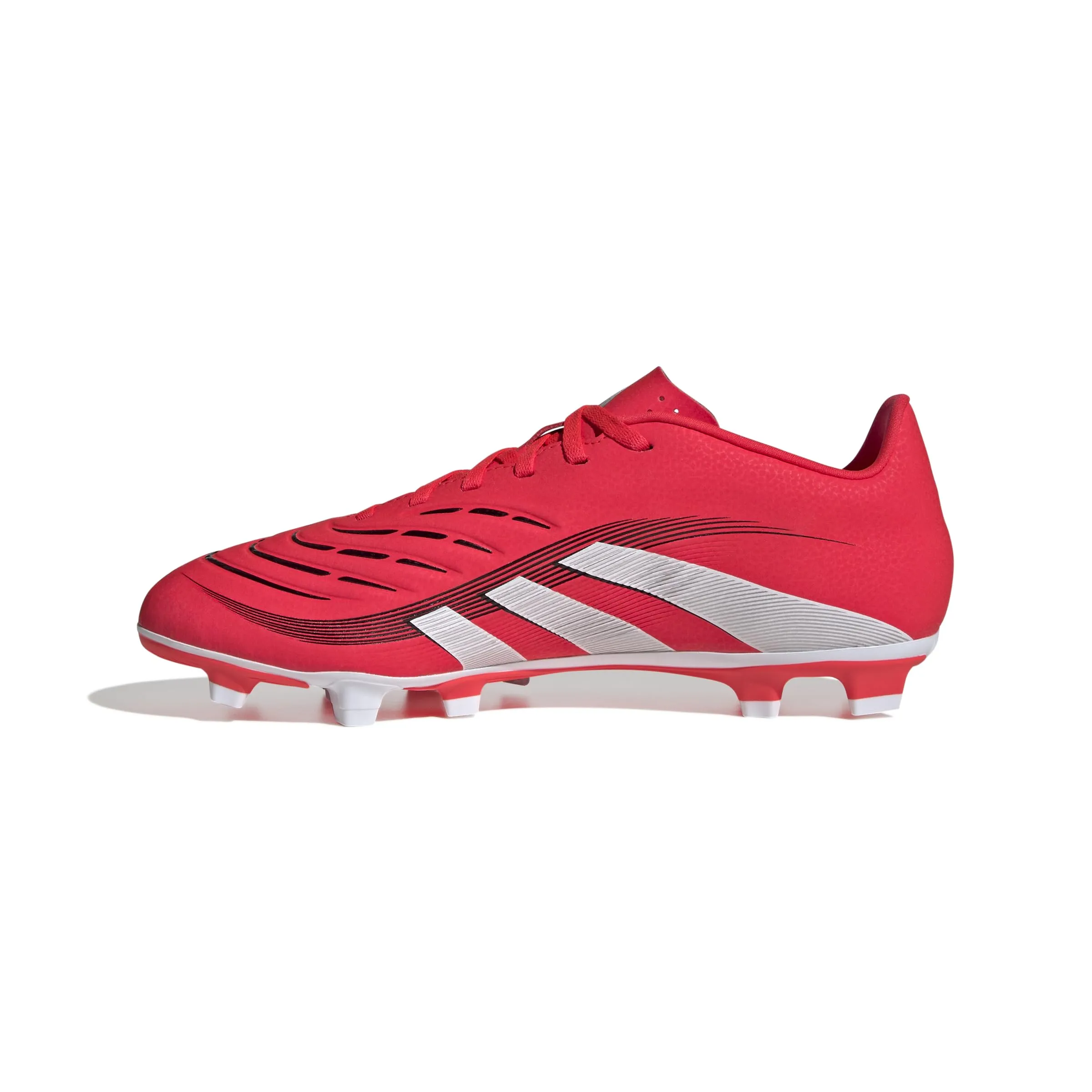 Adidas Predator Club FG Scarpe da Calcio Unisex Adulto Rosso/Bianco/Nero