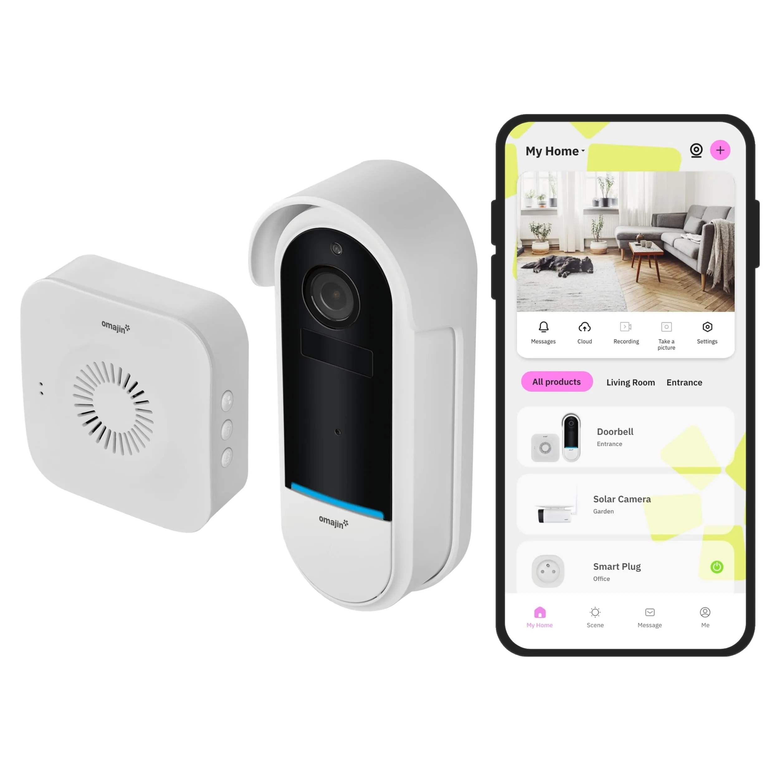 omajin by Netatmo Campanello Intelligente 2K wireless