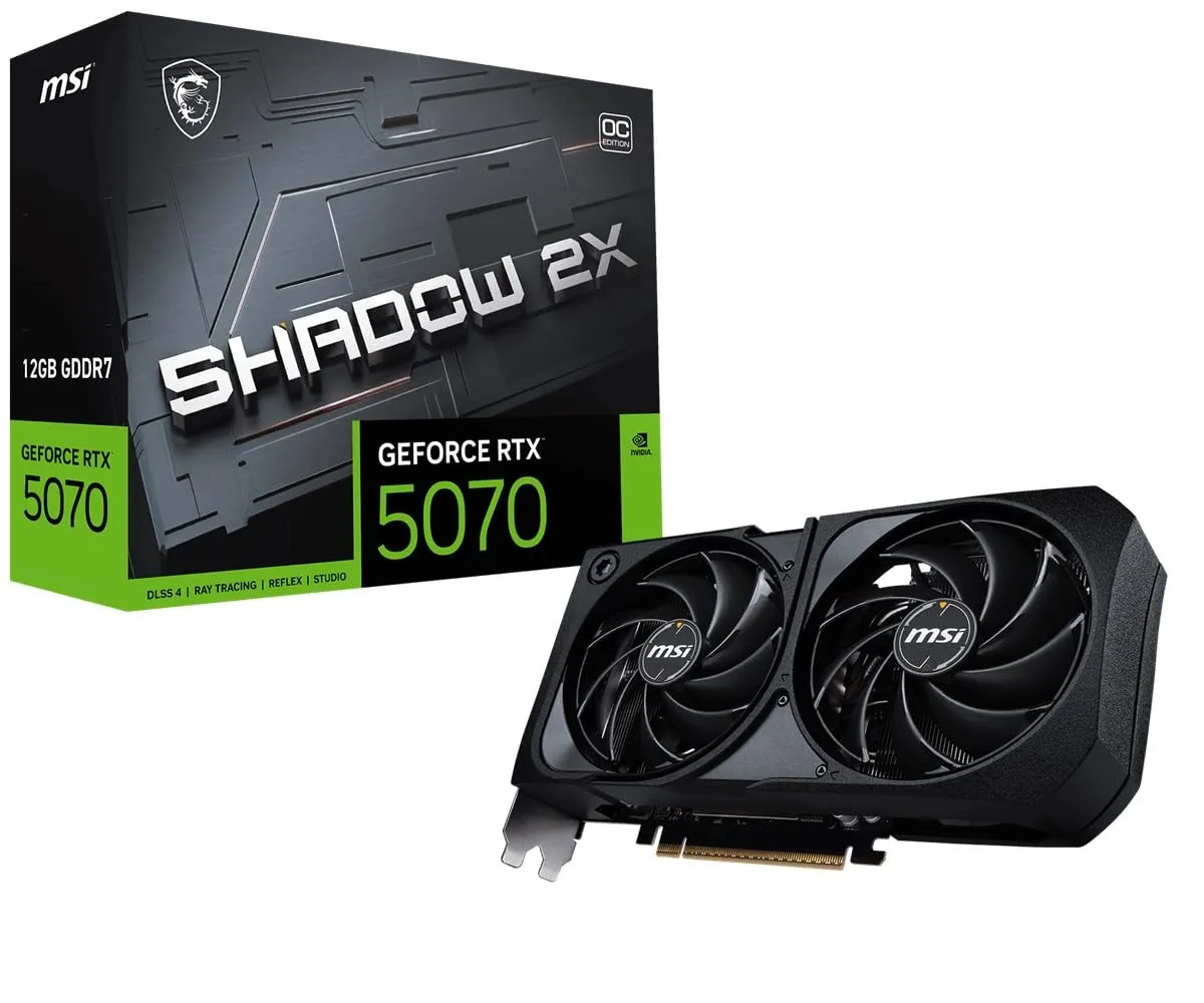 MSI GeForce RTX 5070 12G SHADOW 2X OC