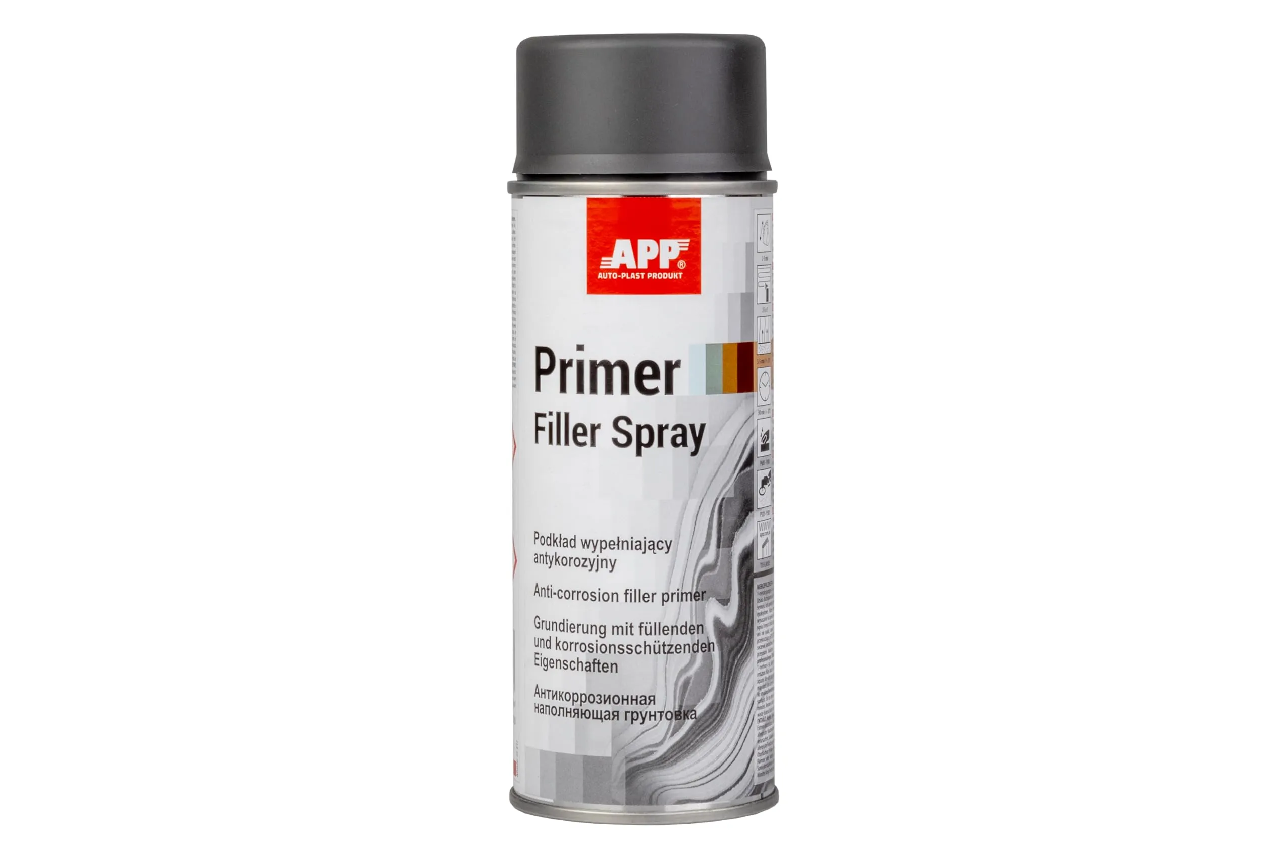 APP Primer Filler Fondo riempitivo per carrozzeria Grigio Scuro 400ml
