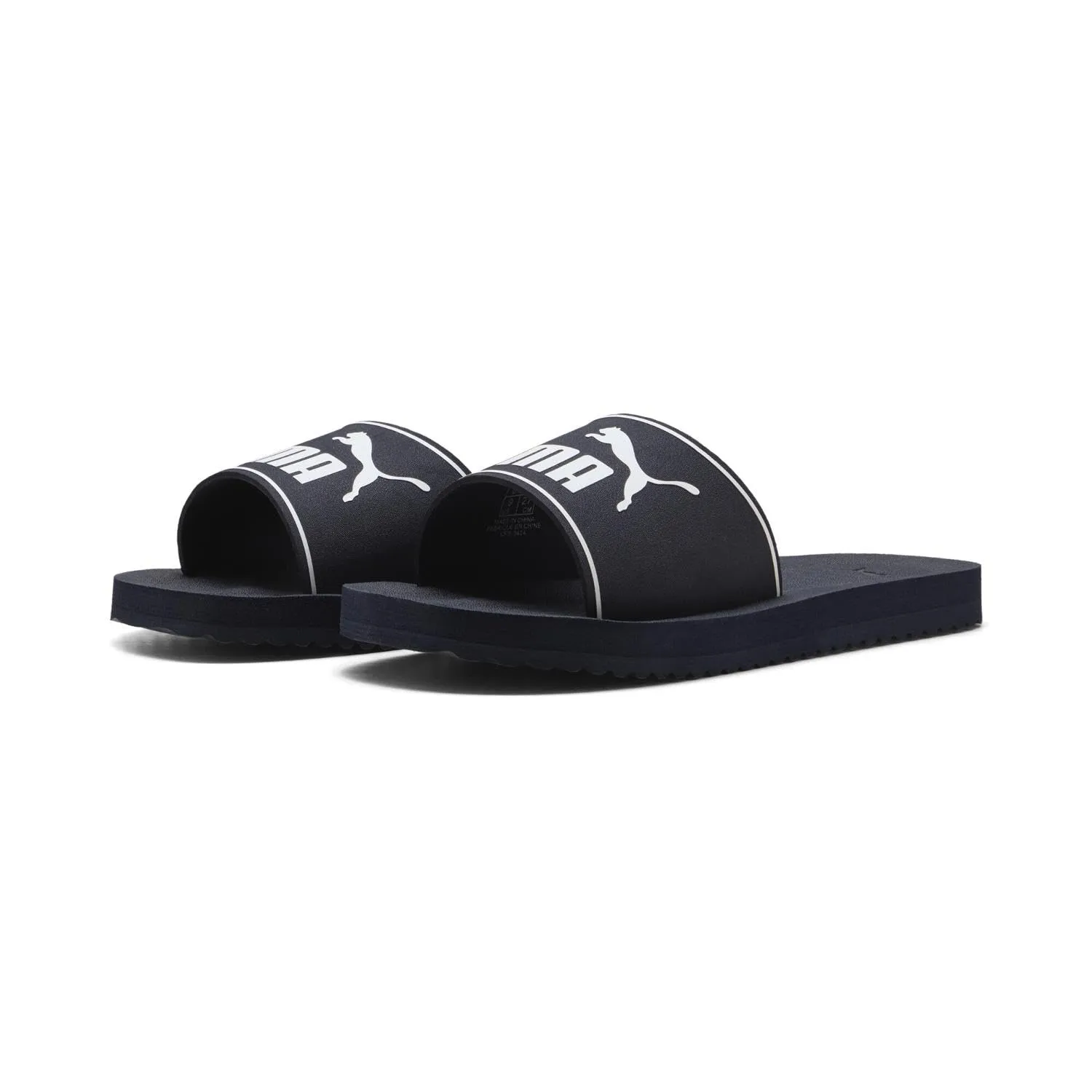 PUMA Purecat 2.0 Slide Sandali Unisex New Navy/PUMA Bianco