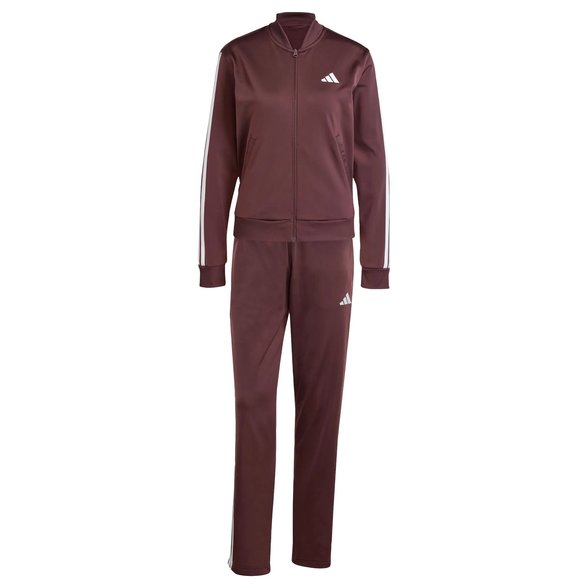 adidas Donna ESSENTIALS 3-STRIPES TRACKSUIT, Aurora Ruby, XL
