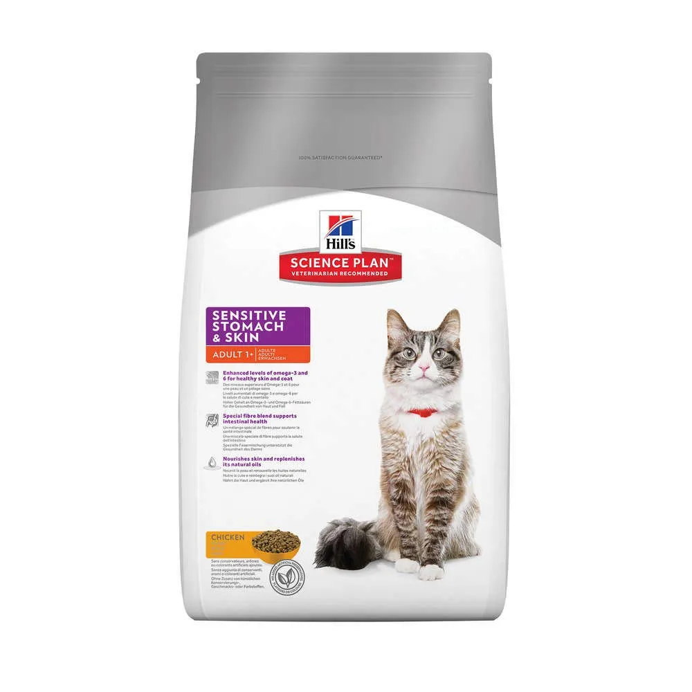 Hill's Science Plan Adult Sensitive Stomach & Skin Pollo e Riso - 5kg