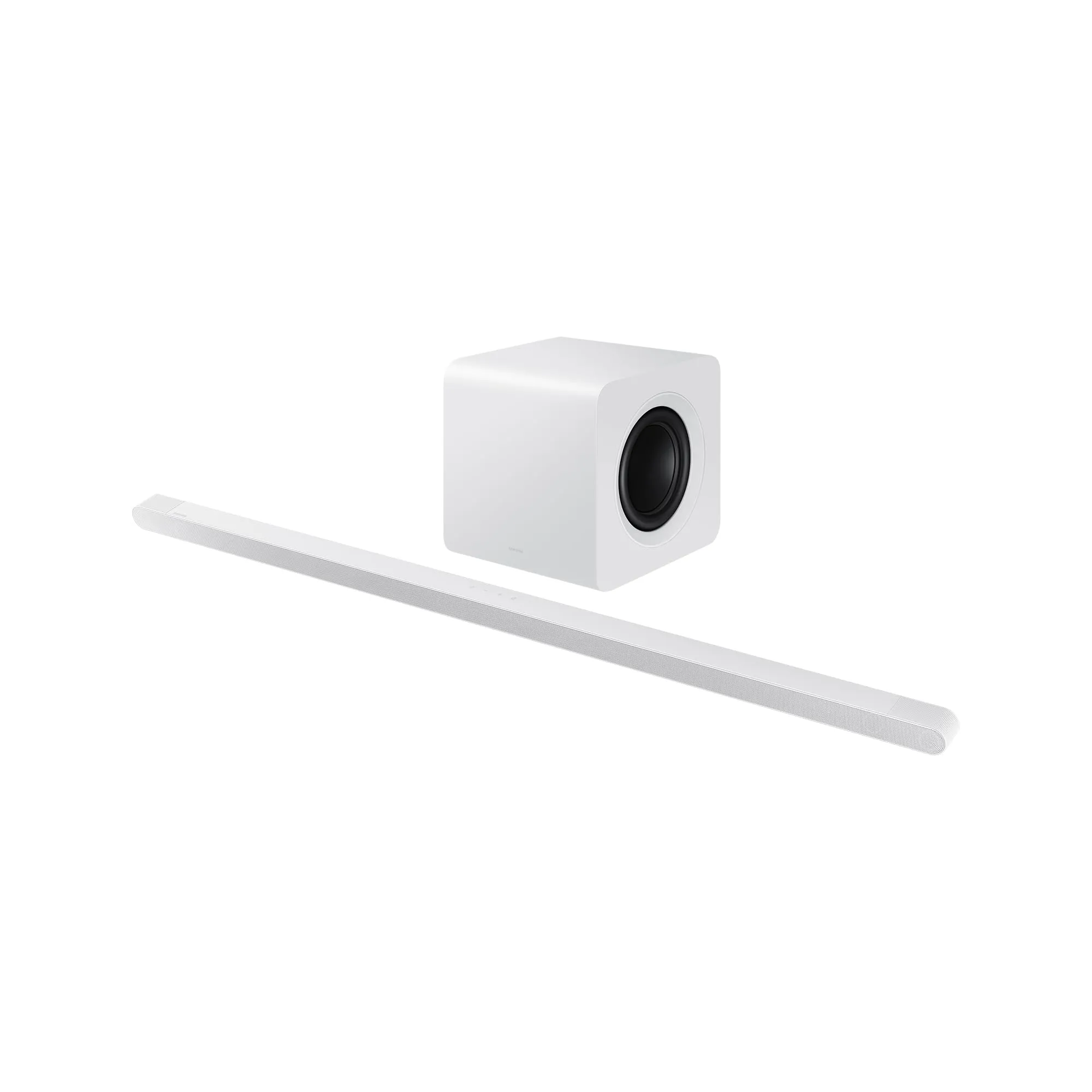 Samsung Soundbar HW-S801D/ZF Serie S, 3.1.2 Canali, Dolby Atmos Wireless, Alexa e Google Assistant, Bianco