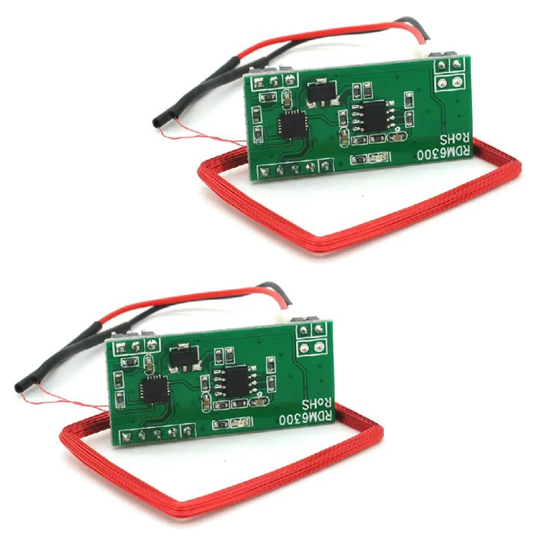 Hailege 2pcs RDM630 125 KHz EM4100 Modulo Lettore Schede RFID Uscita Seriale UART