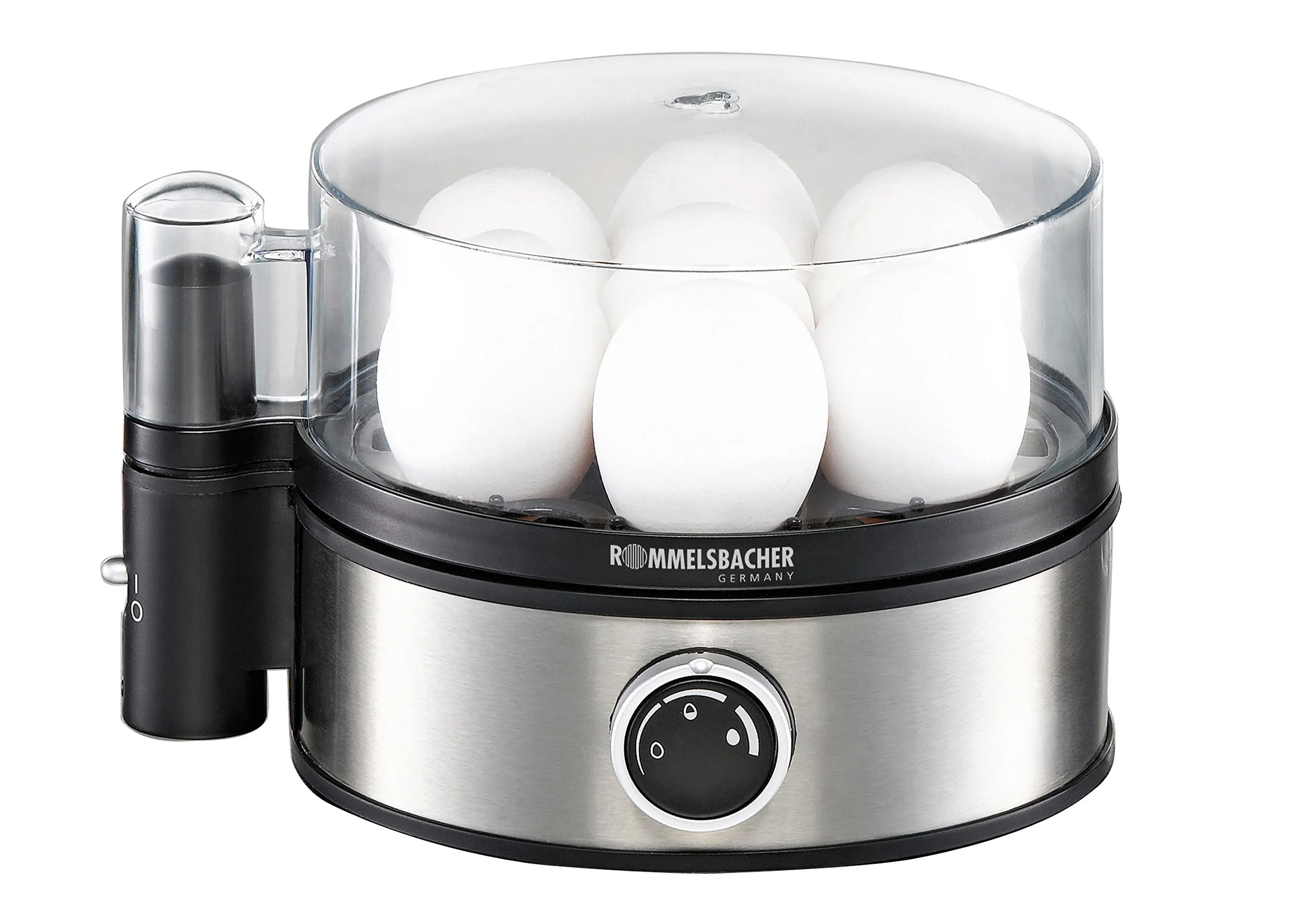Rommelsbacher ER400 Bollitore per Uova in Acciaio Inox