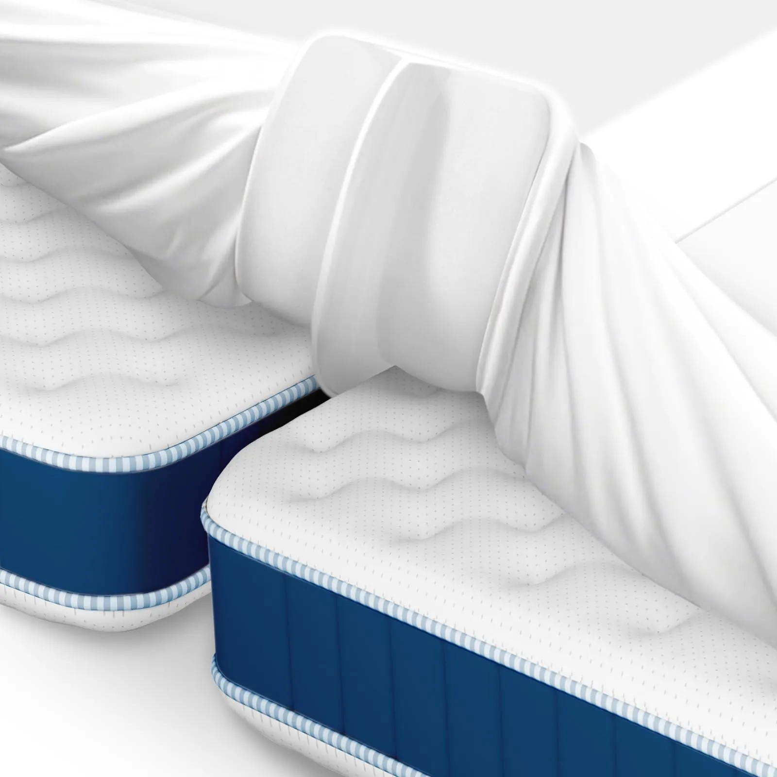 HOMCA Ponte Letto 2 in 1: Unisci e Trasforma i Tuoi Materassi Singoli in un Letto Matrimoniale Perfetto