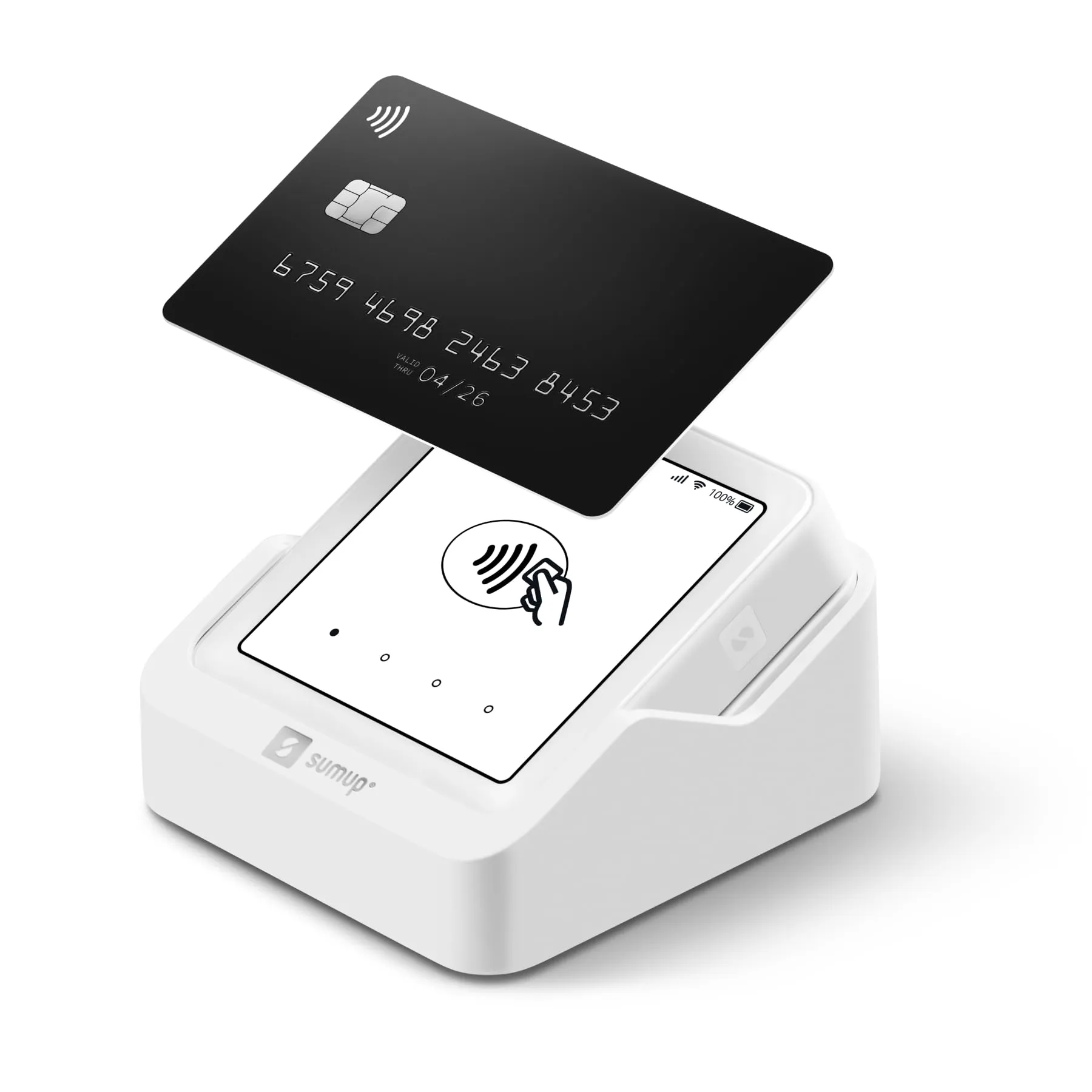 SumUp Solo - Lettore di carte di credito con stazione di ricarica
