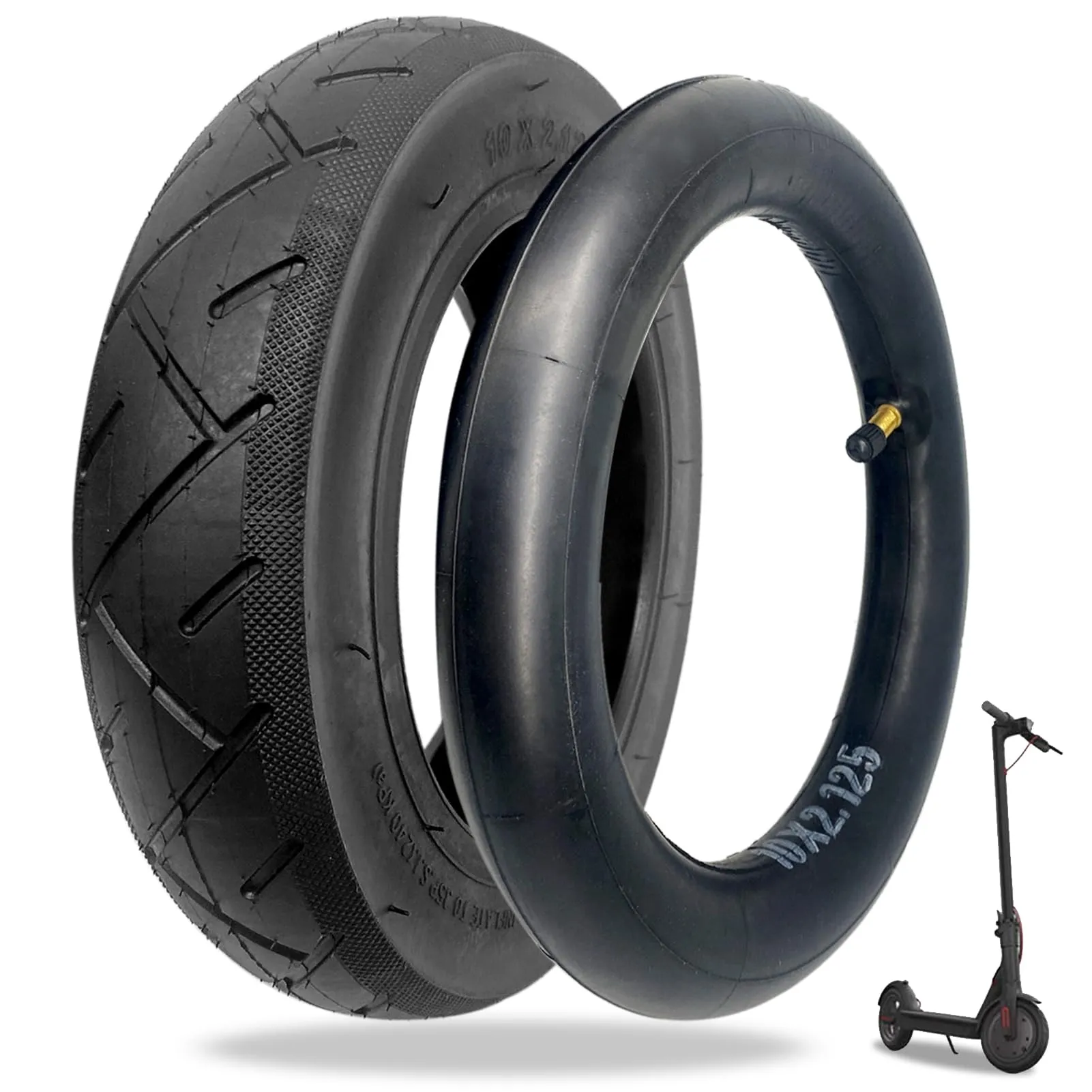 Pneumatico e Camera d'Aria 10x2.125 per Scooter Elettrico