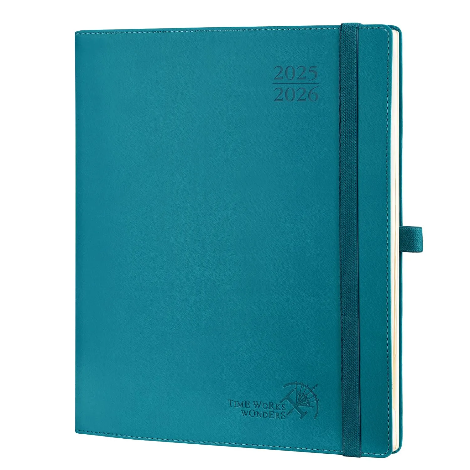 Agenda 2025-2026 Settimanale Verticale POPRUN - Verde Pacifico