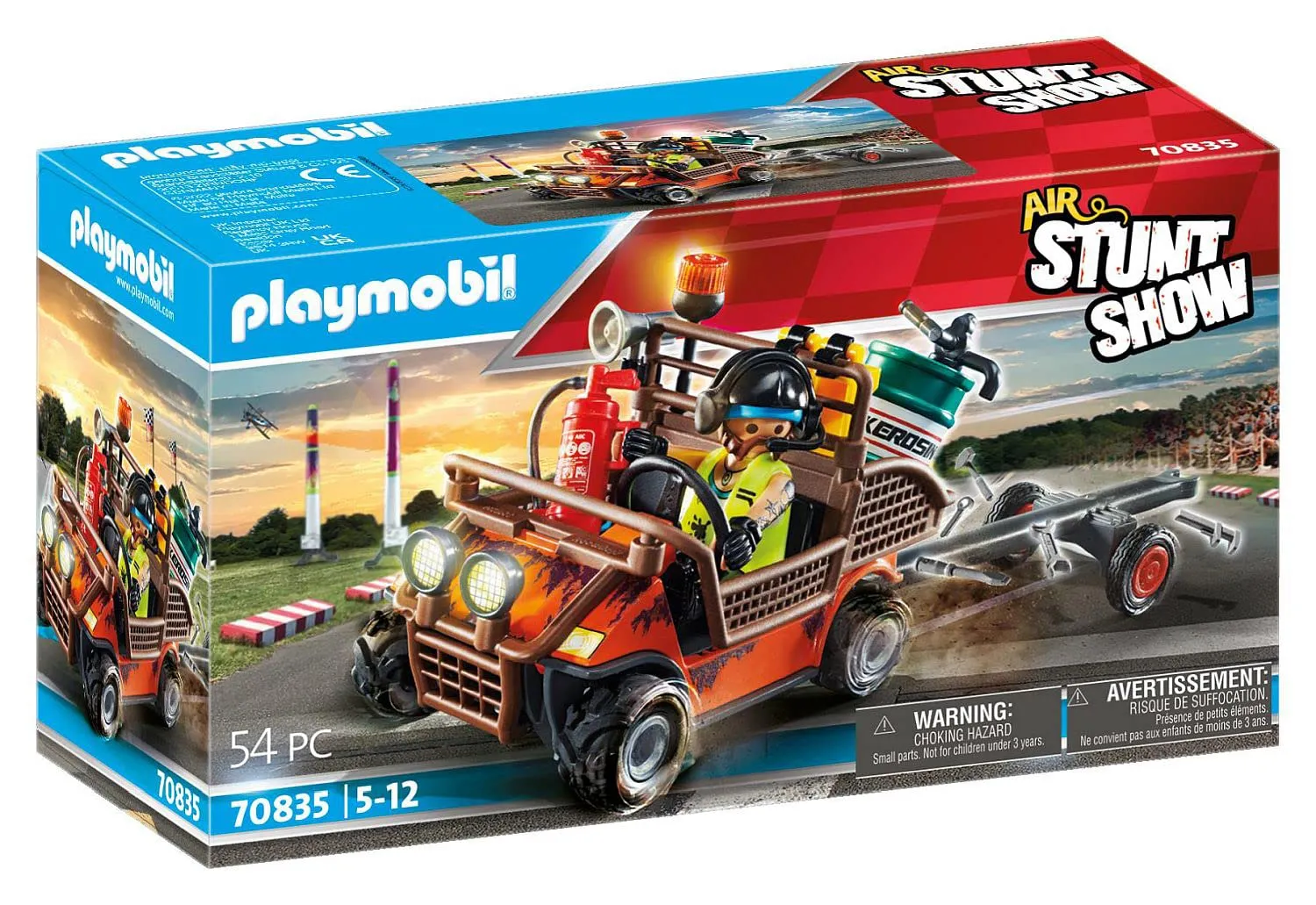 PLAYMOBIL Air Stuntshow 70835 Unità Mobile Riparazioni