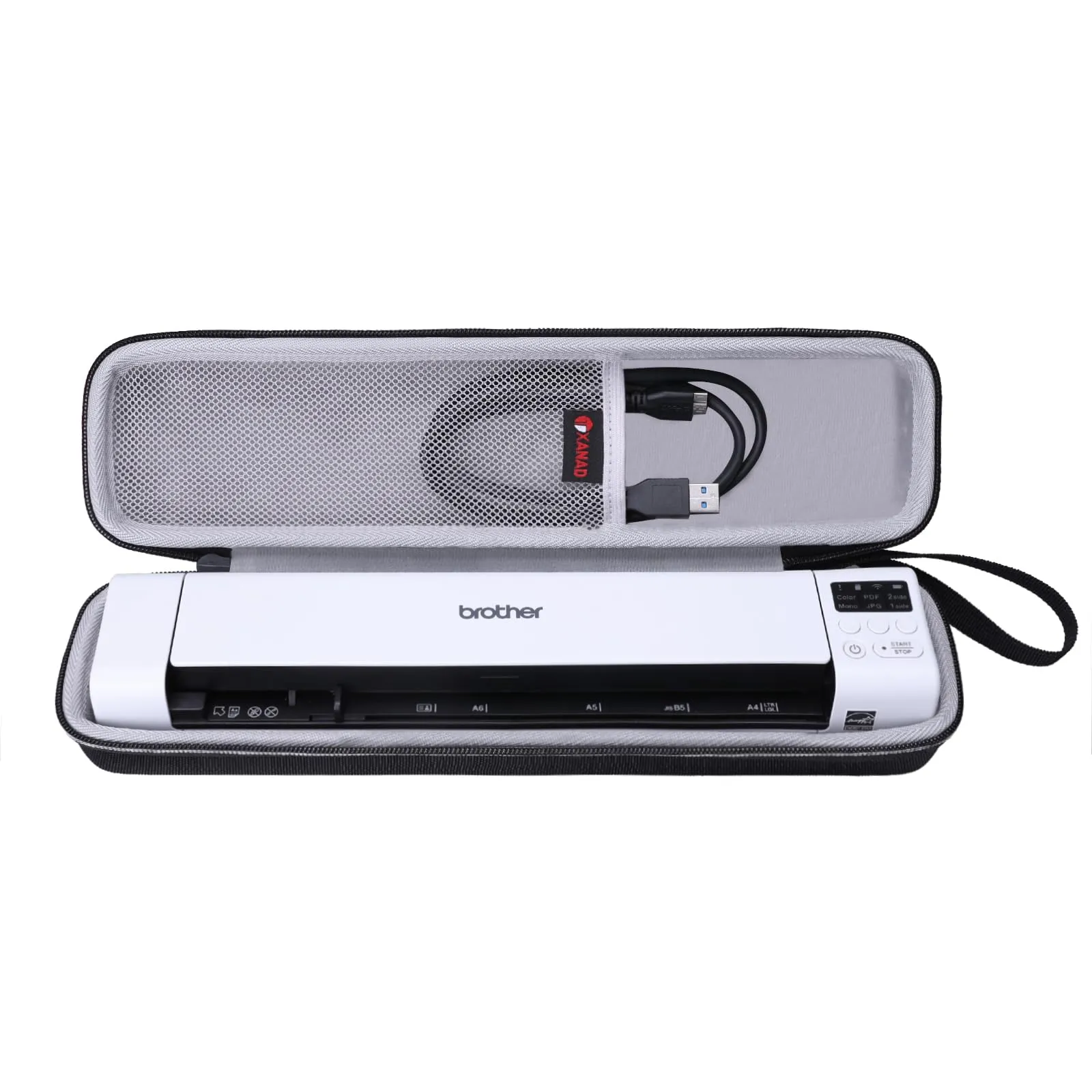 XANAD Custodia per Scanner Portatile Brother/Epson – Protezione e Trasporto Ottimale