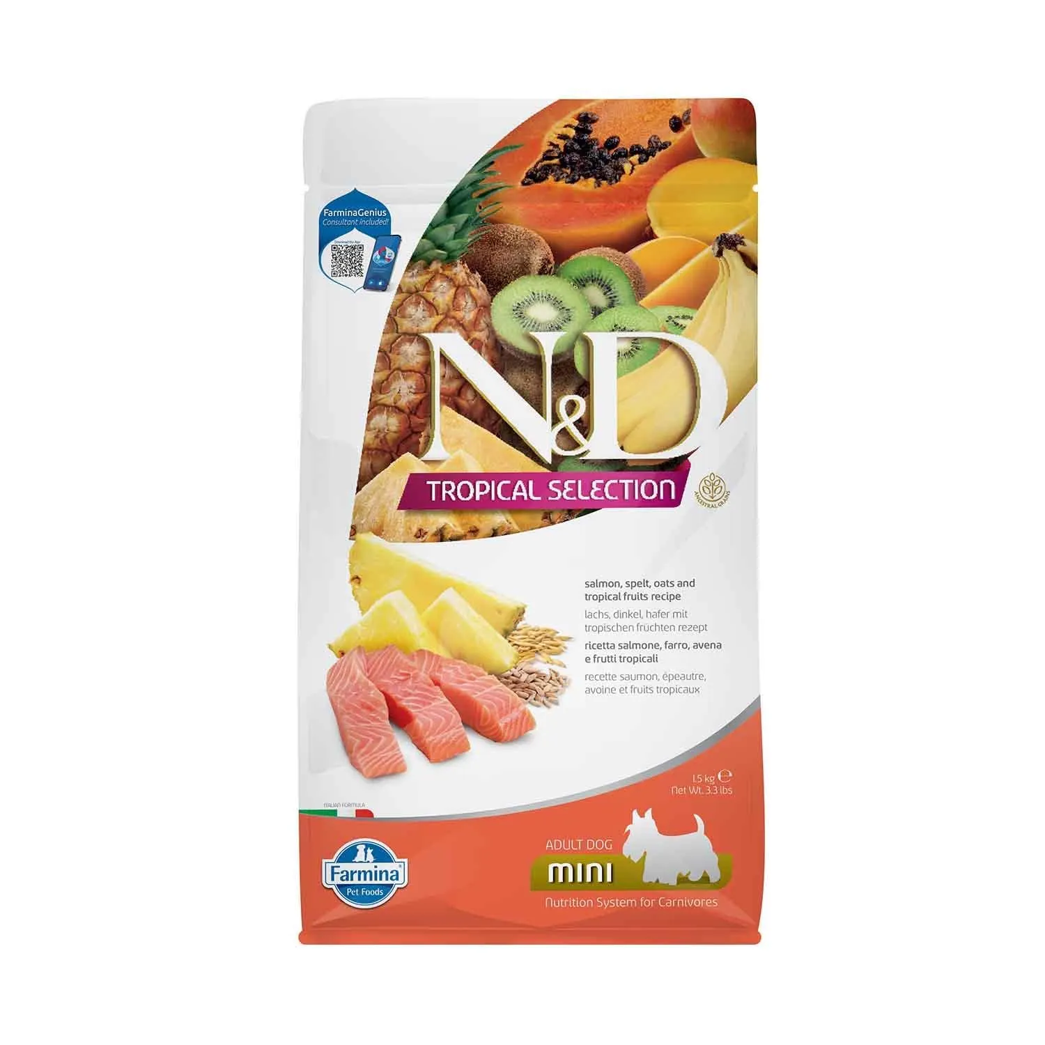 Farmina N&D Tropical Selection Mini Salmon 1,5 kg