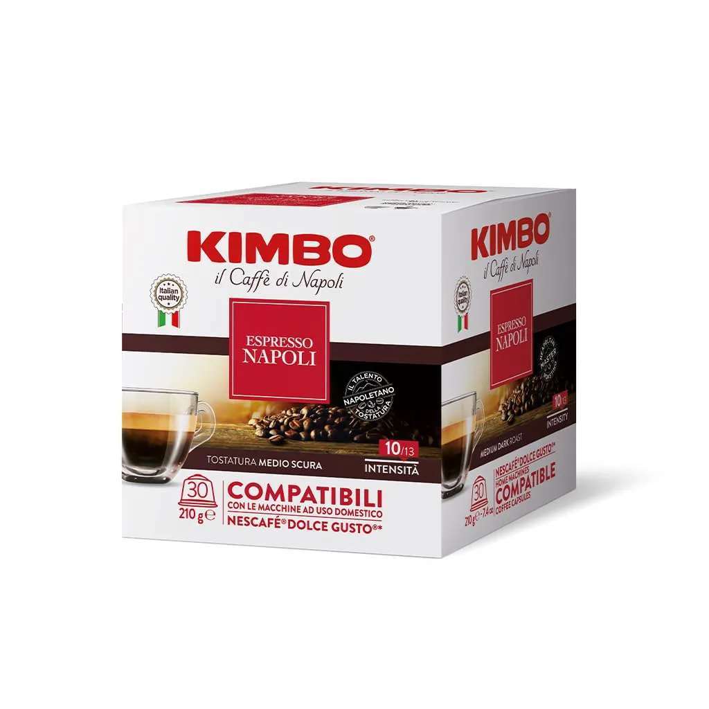 Kimbo Espresso Napoli Capsule Compatibili Nescafé Dolce Gusto - 60 Capsule