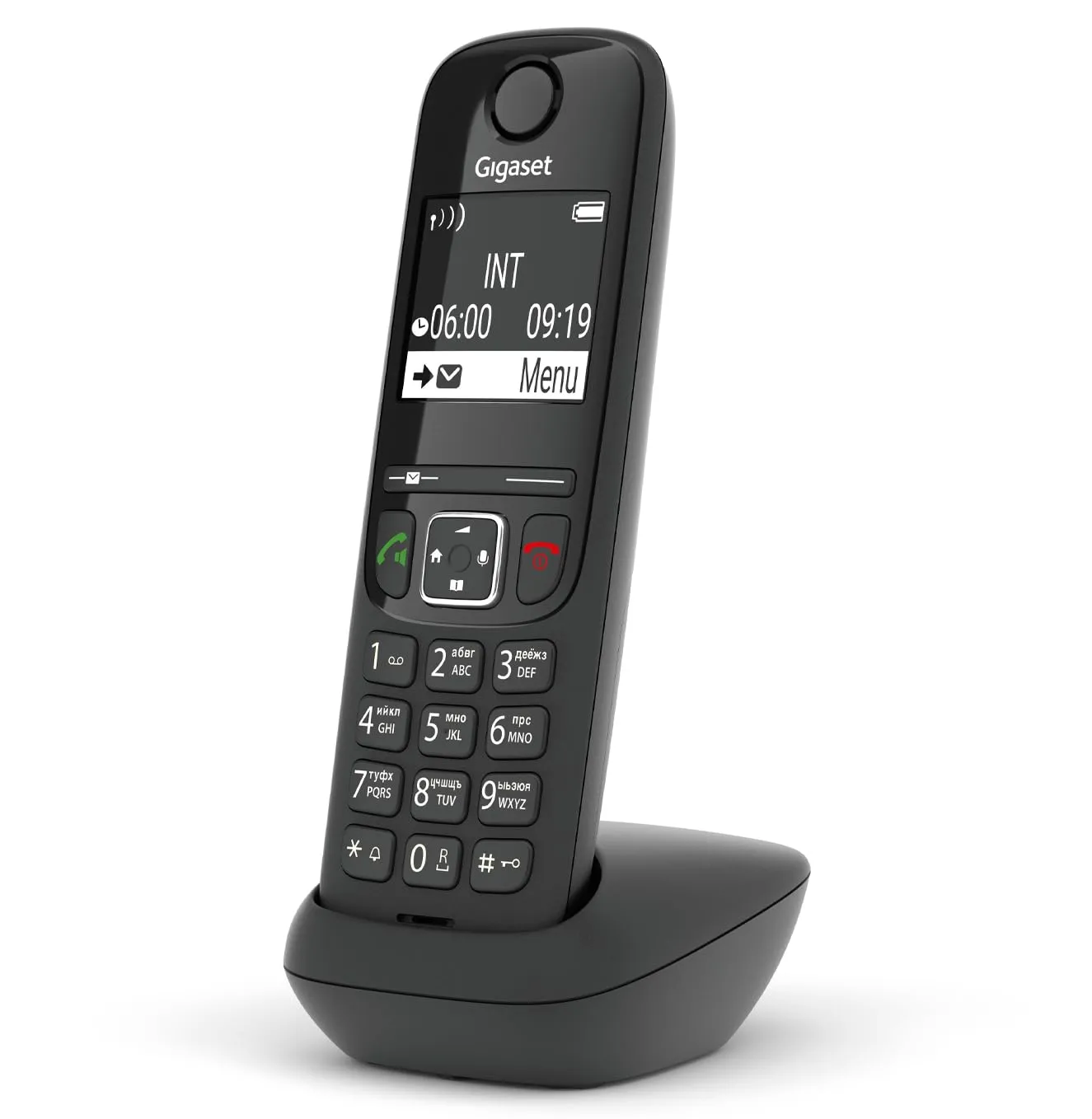 Gigaset AS690HX Telefono Portatile Aggiuntivo Nero