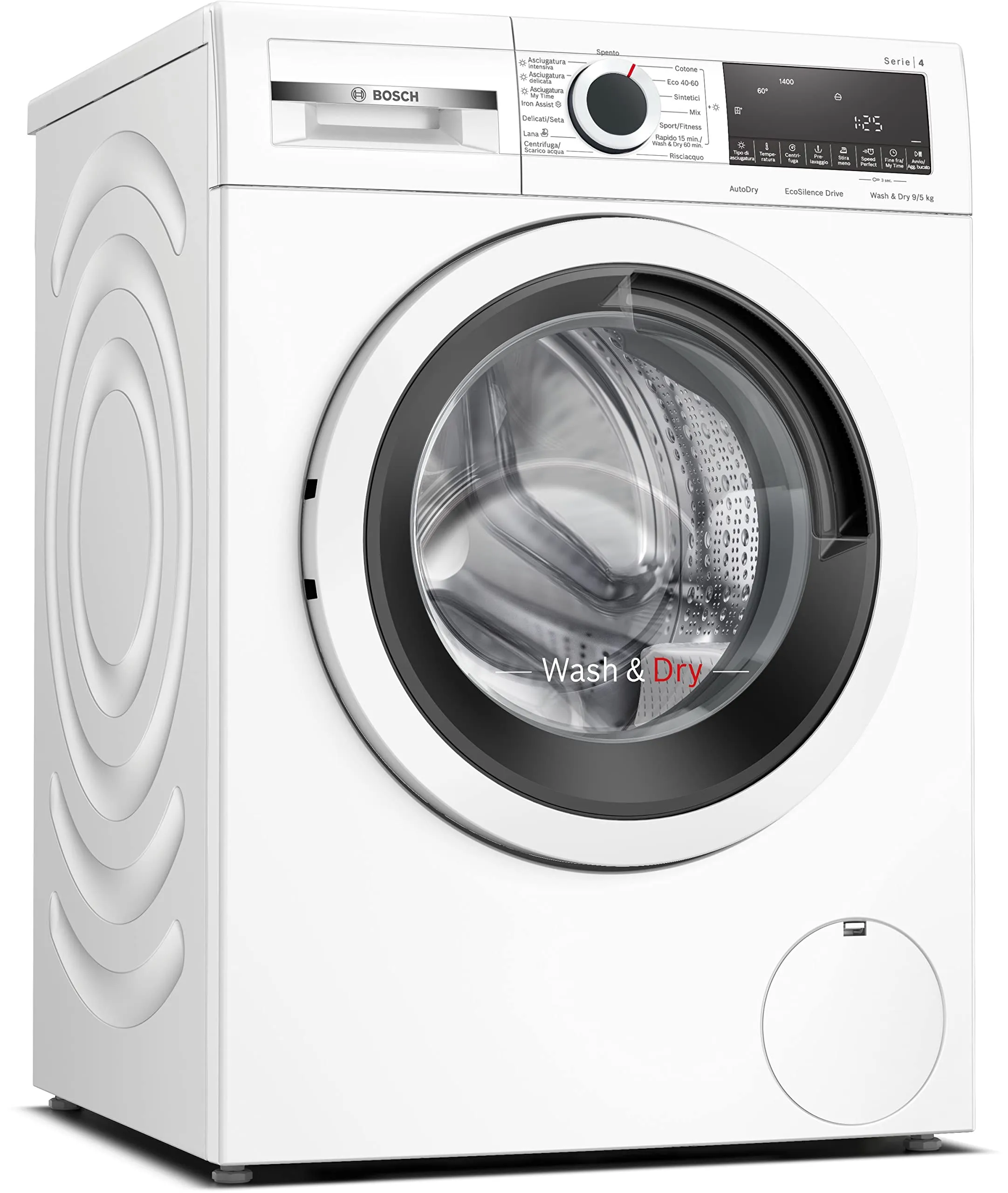 Bosch Serie 4 WNA144V0IT Lavasciuga 9/5 kg, 1400 rpm