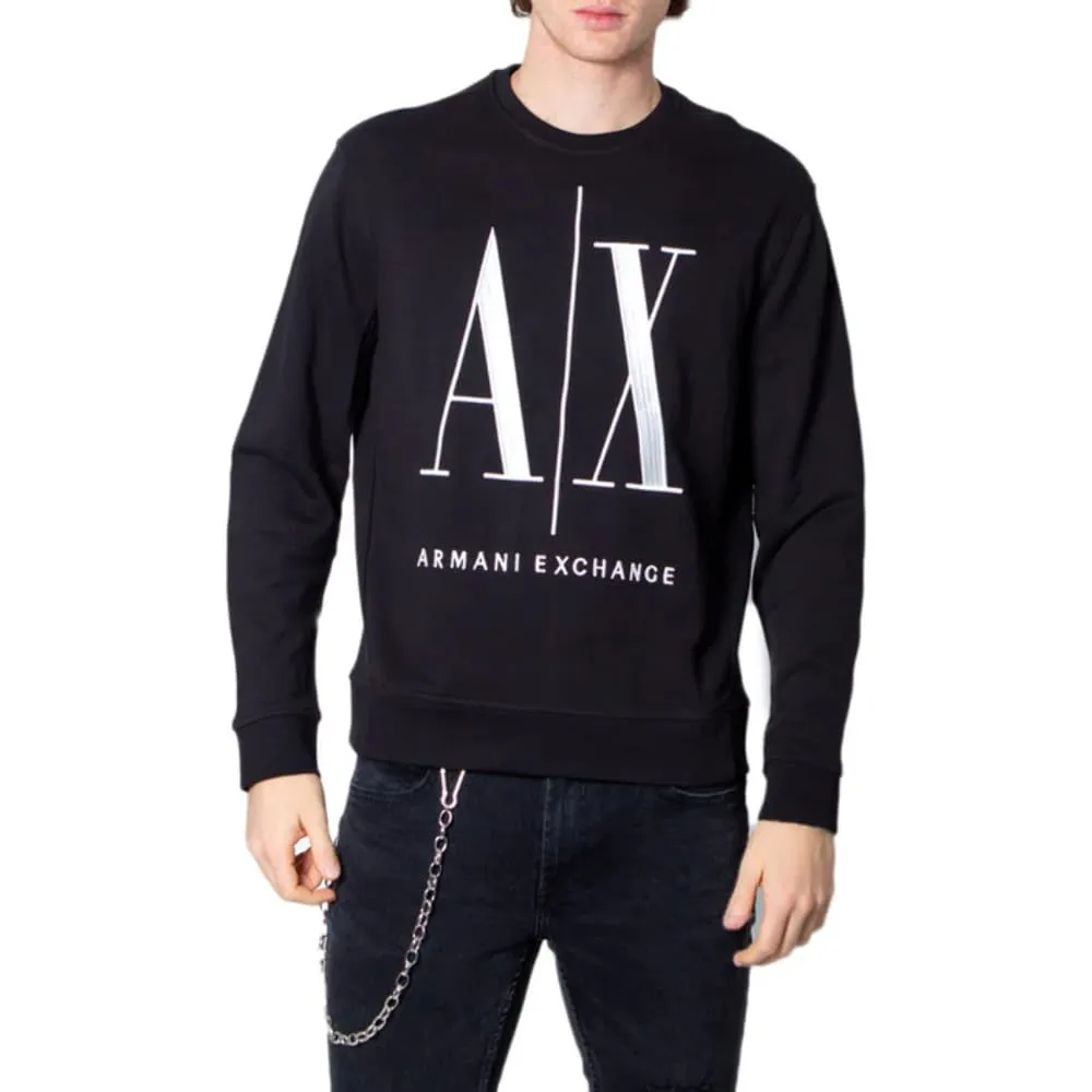 ARMANI EXCHANGE Icon Project Felpa Uomo Nera