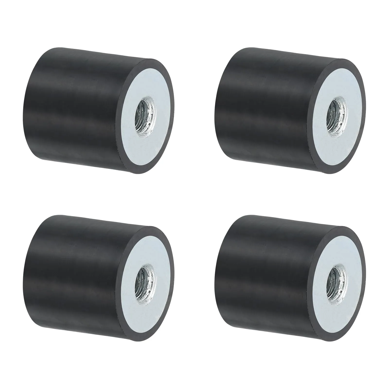 QUARKZMAN 4 Pezzi Ammortizzatori in Gomma M6 - 20x20mm Supporti antivibrazione