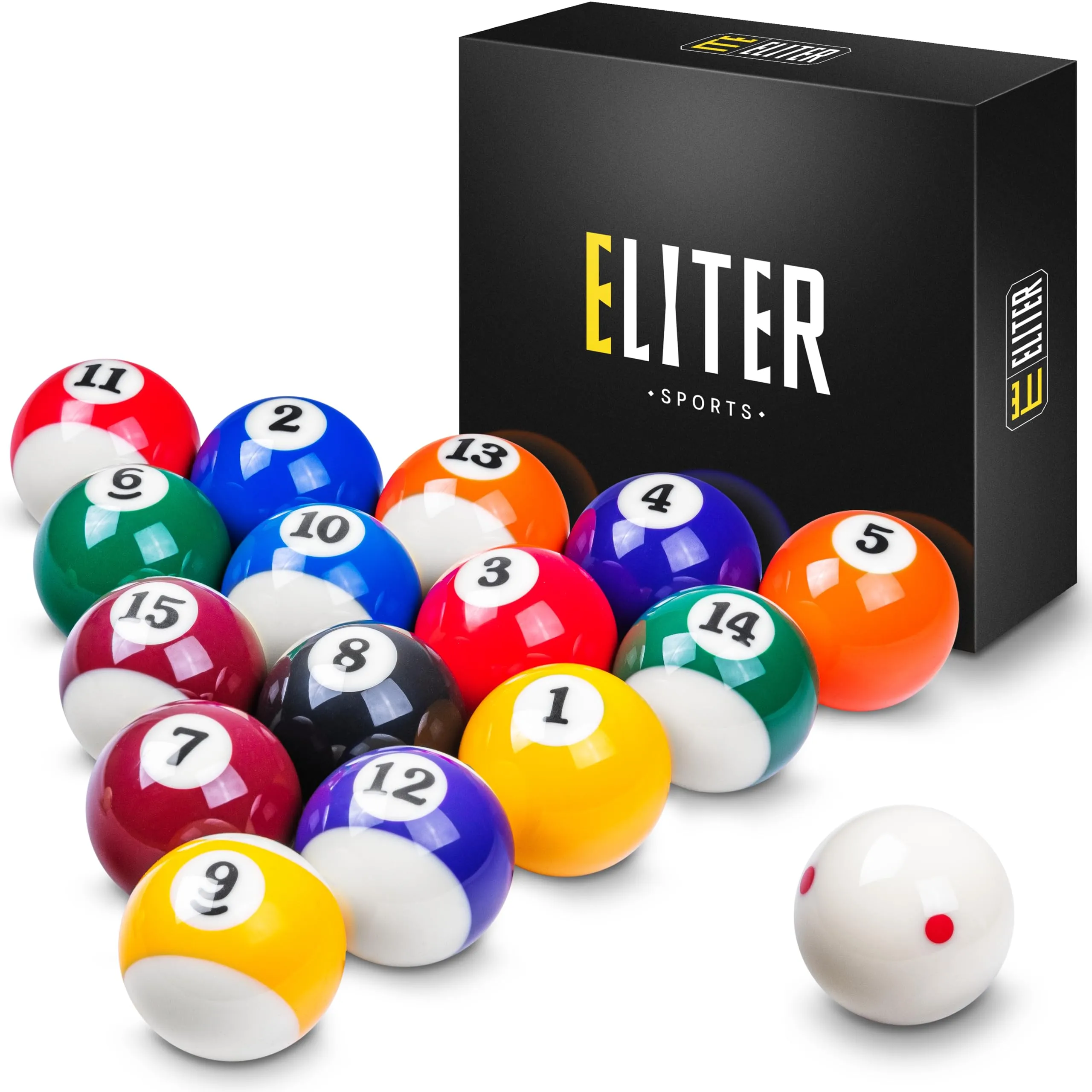 ELITER SPORTS - Set completo di palle da biliardo americane