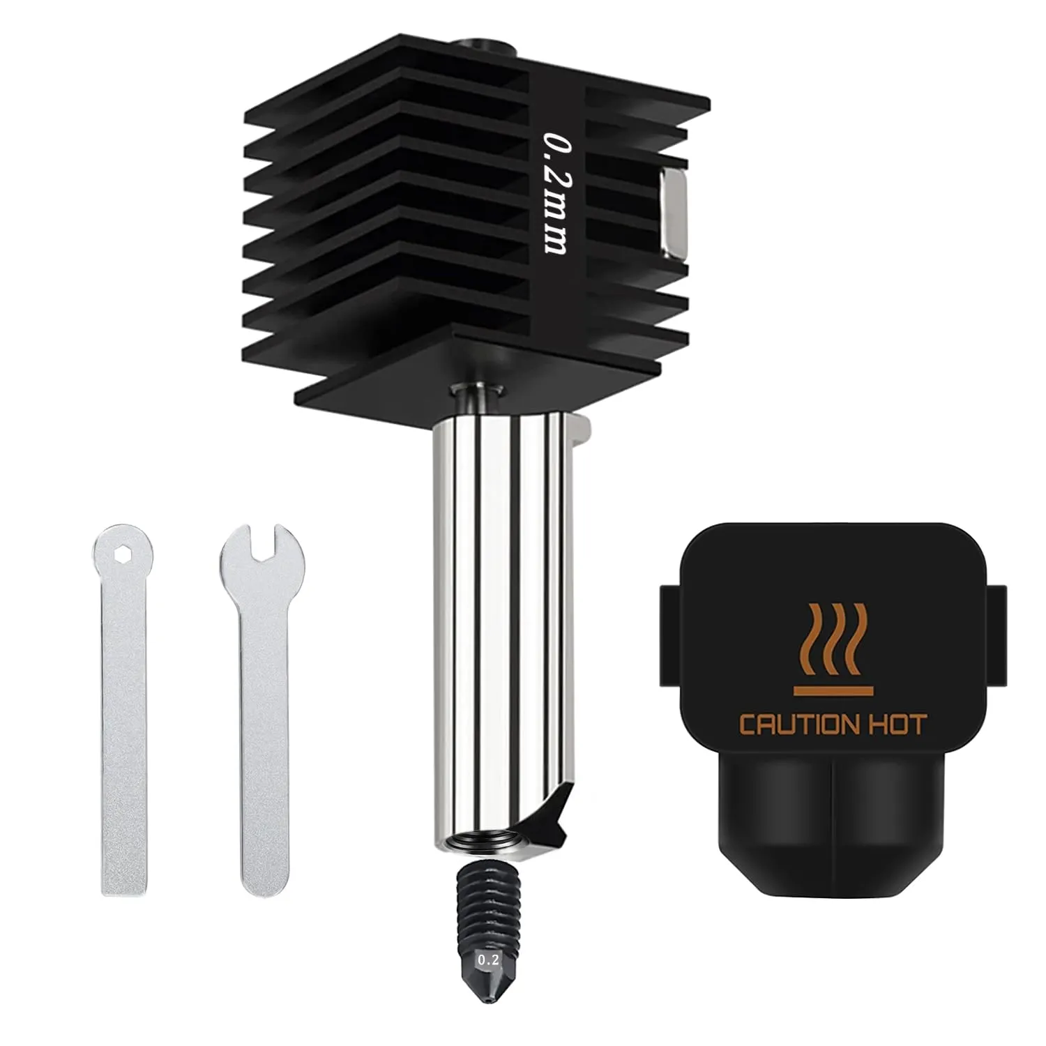 HIKUDIY Hotend per Bambu Lab A1 Mini - Ugello in Acciaio Temprato 0.4mm