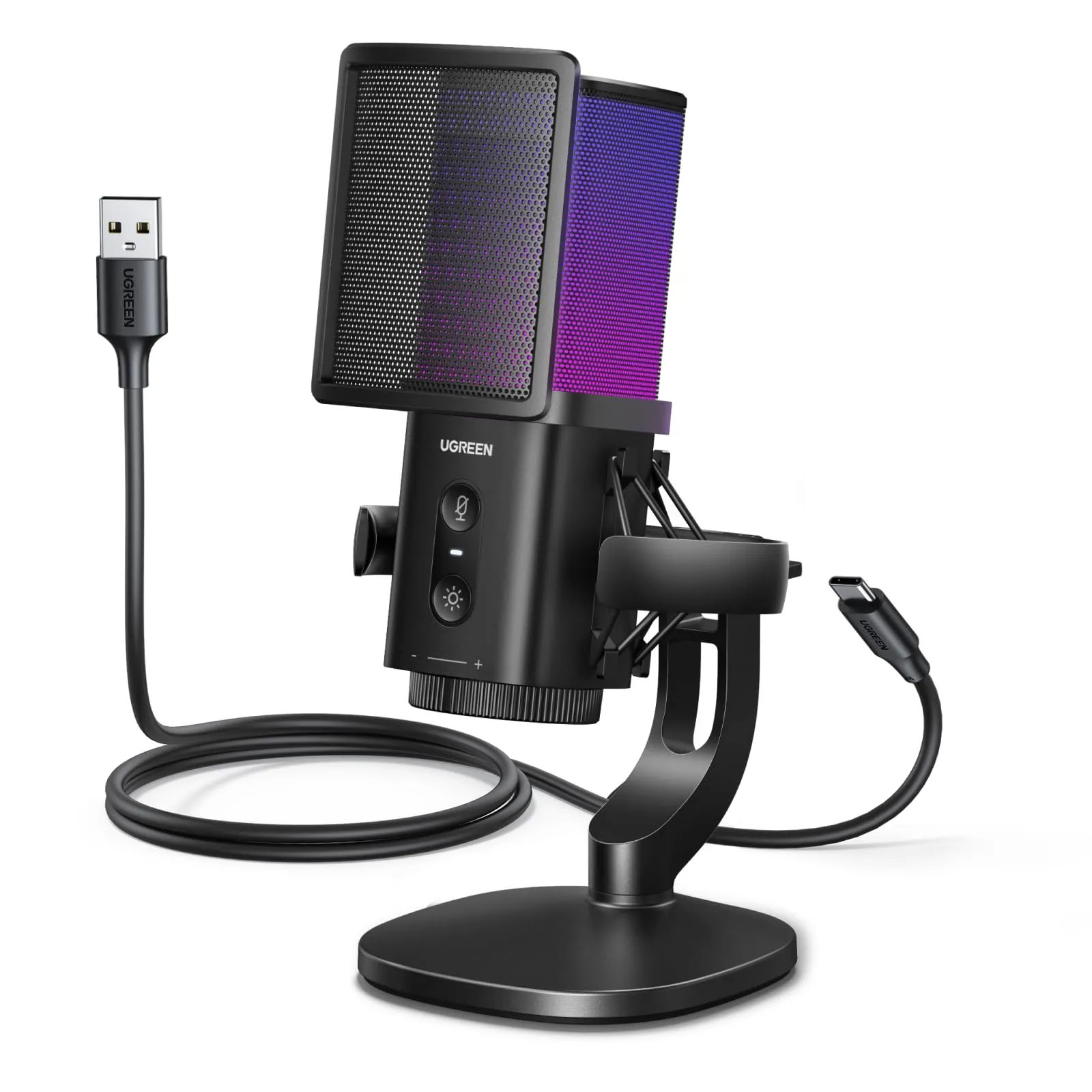 Ugreen Microfono Gaming USB RGB