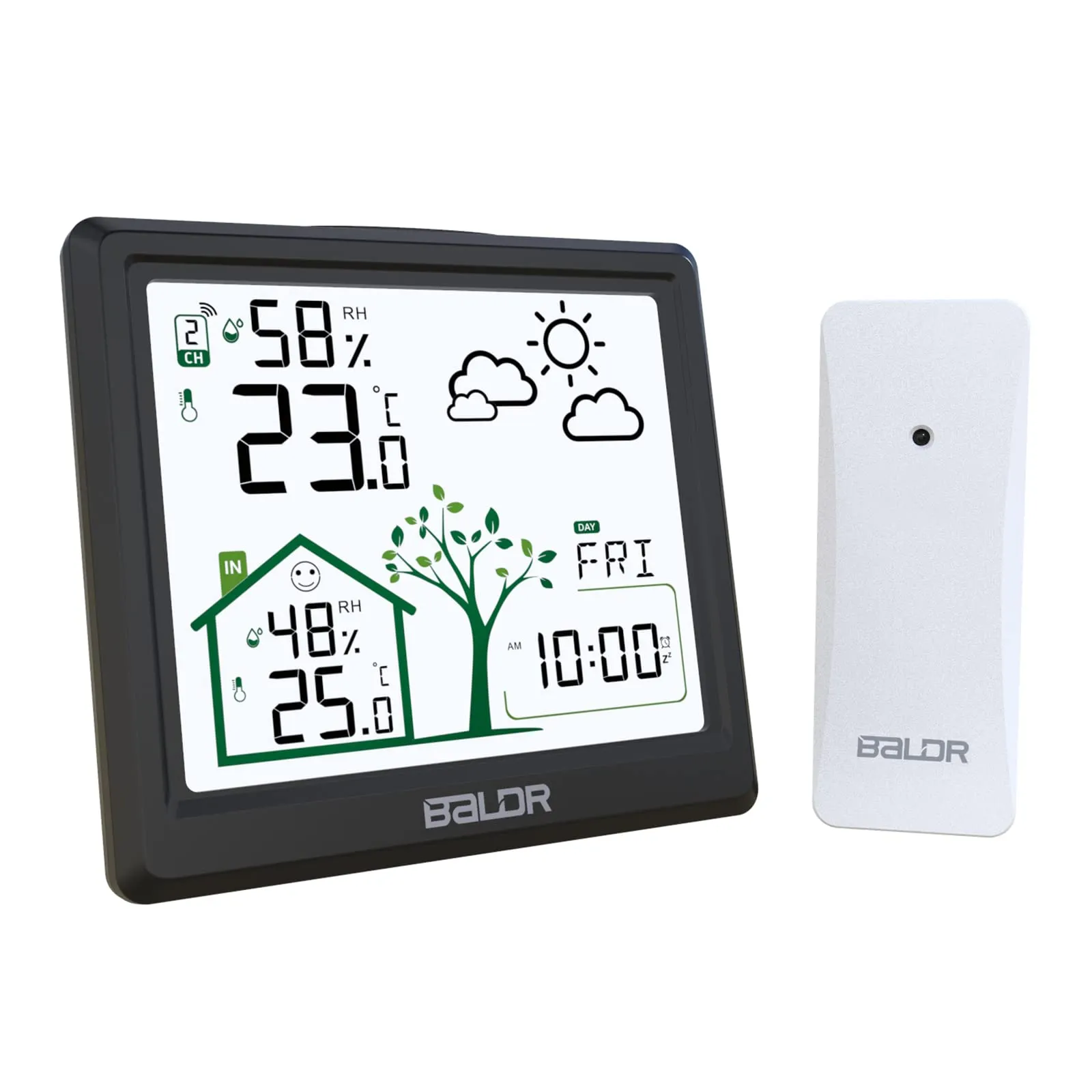 LEVIPE Stazione Meteorologica Wireless con Sensore Esterno