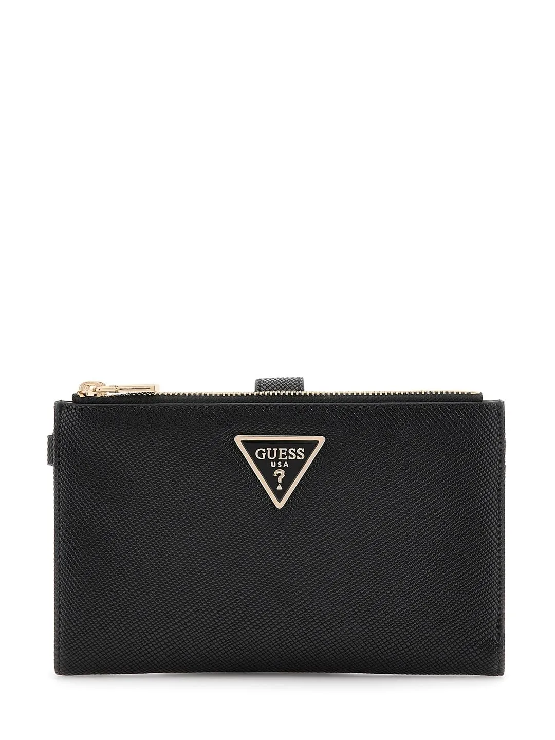GUESS Laurel II Double Zip Organizer Wallet Nero