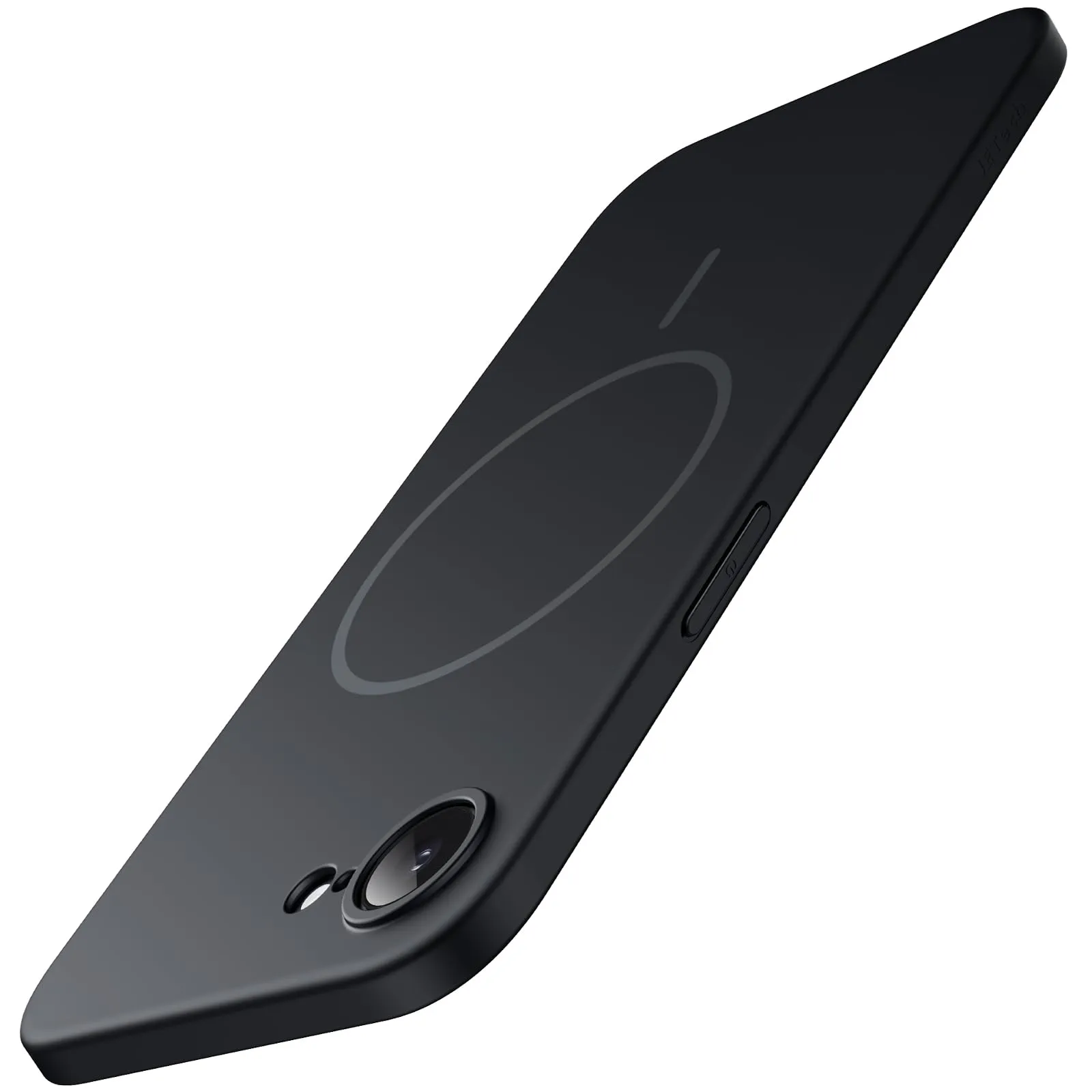 JETech Cover Magnetica Slim per iPhone 16e 6,1 Pollici 2025, Nera
