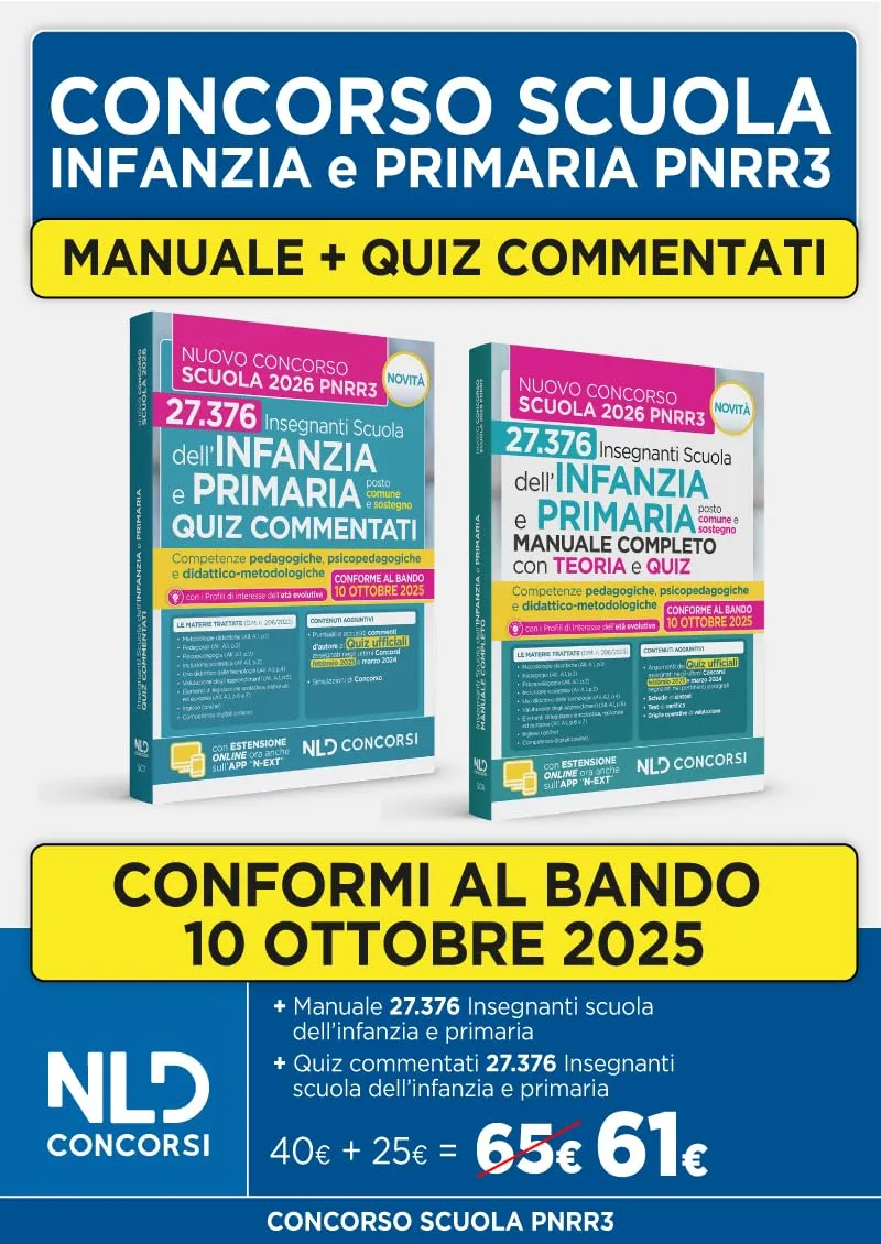 Concorso Scuola PNRR3: Kit Completo Infanzia e Primaria 2025