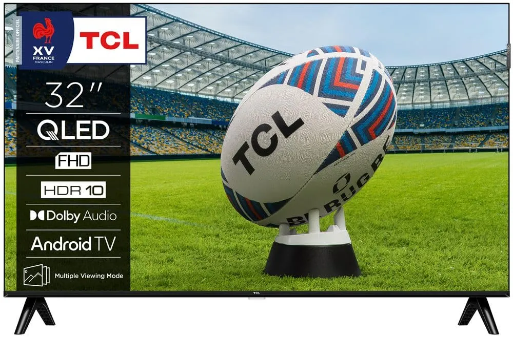 TCL 32S59K Smart TV QLED 32" FHD Dolby Audio DVB-T2