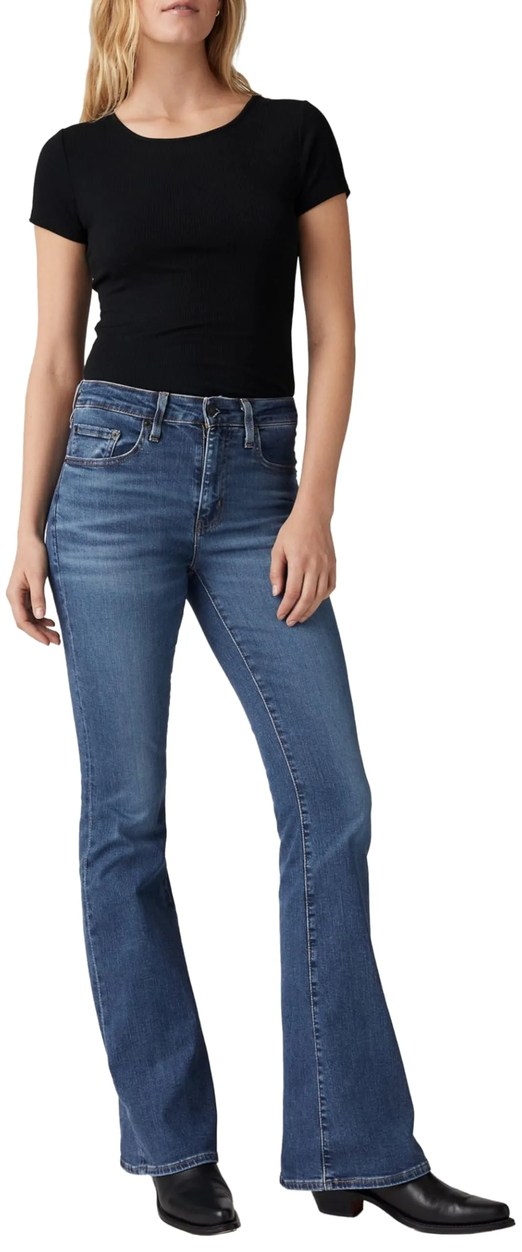 Levi's 726 High Rise Flare Donna Blue Wave Mid