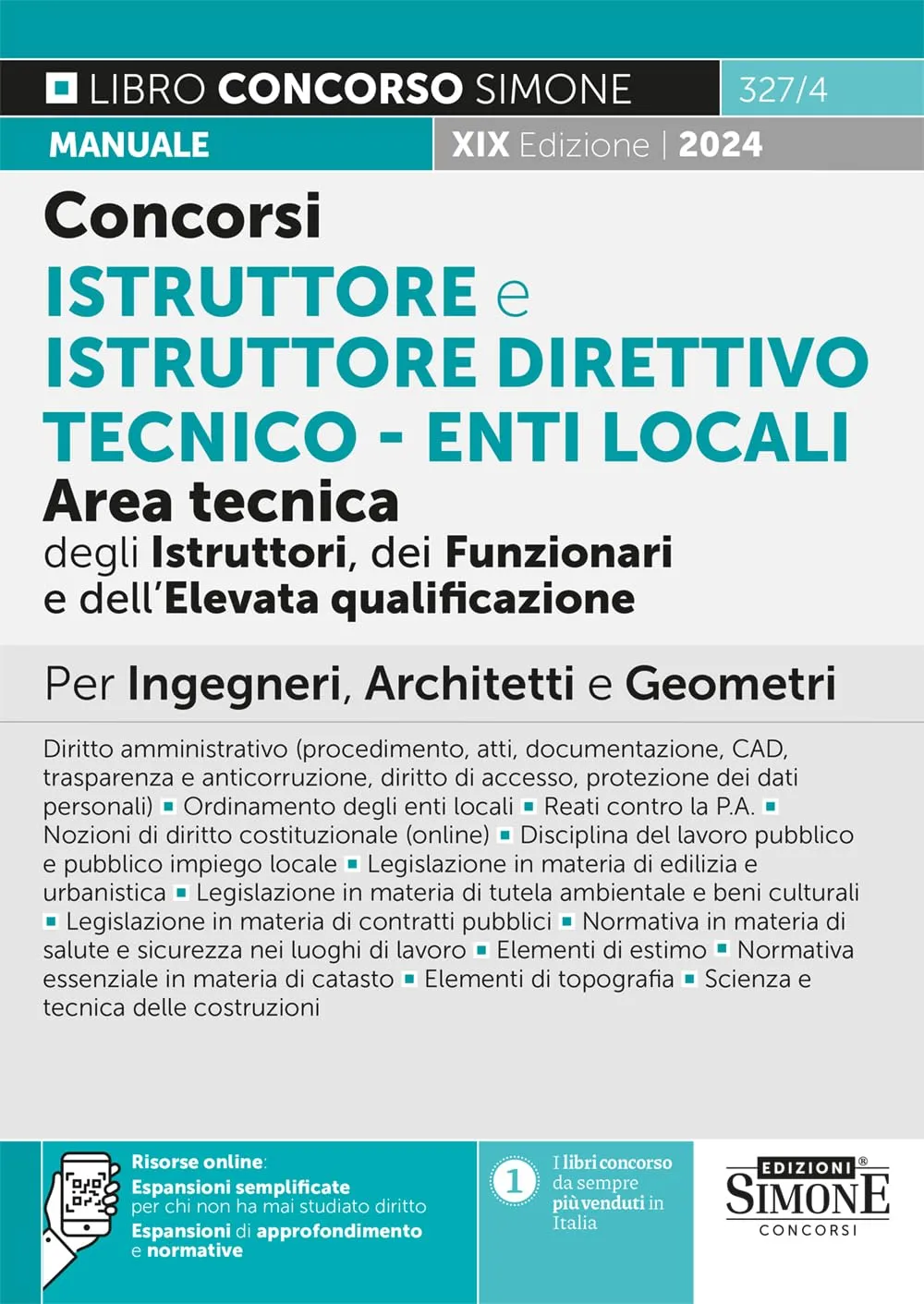 Concorsi Istruttore e Istruttore Direttivo Tecnico - Enti Locali Area Tecnica