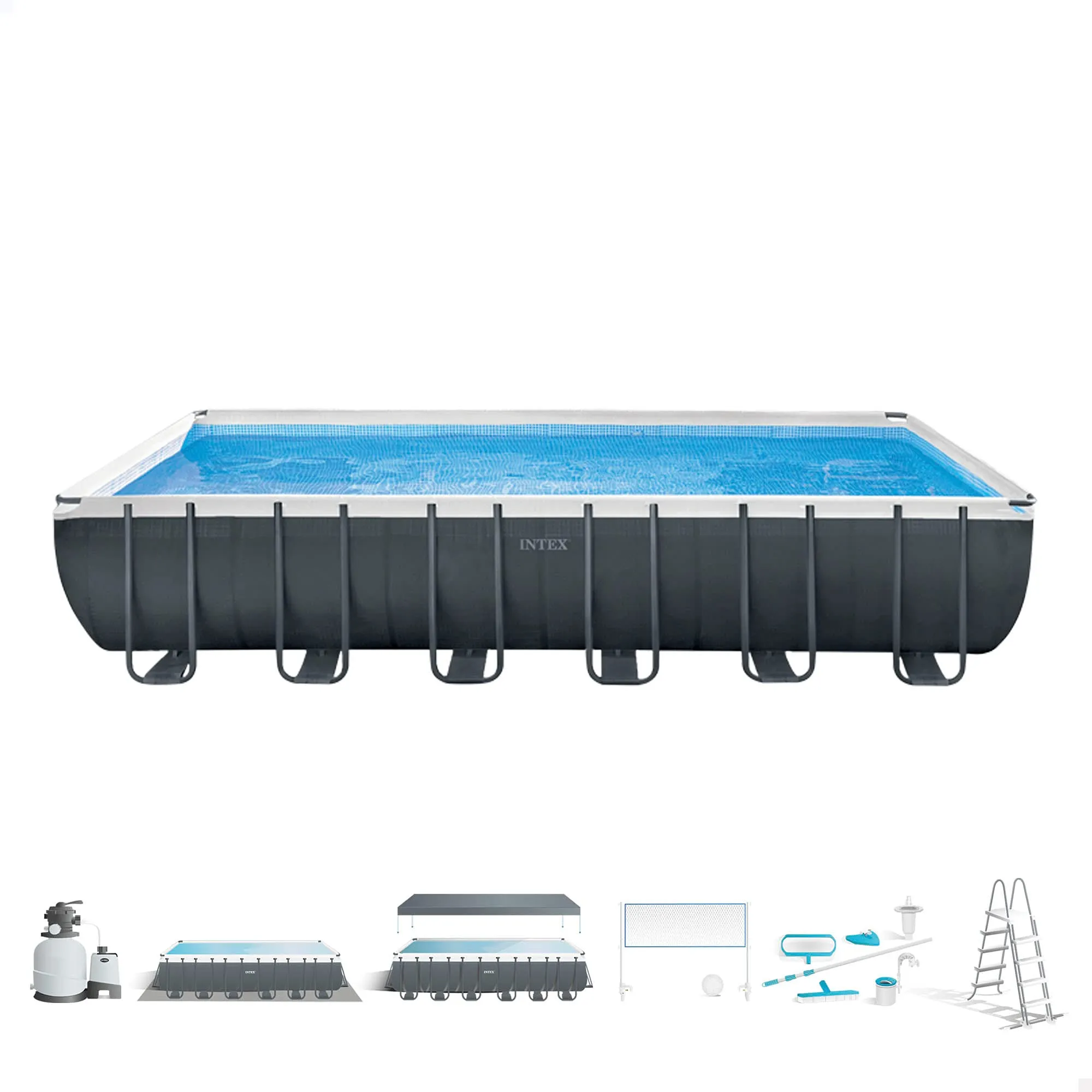 Piscina Intex Ultra XTR Frame Rettangolare 732x366x132 cm - 26368NP