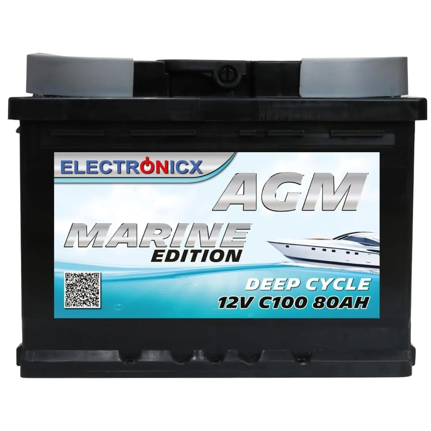 Electronicx Batteria AGM Marine Edition 12V 100Ah
