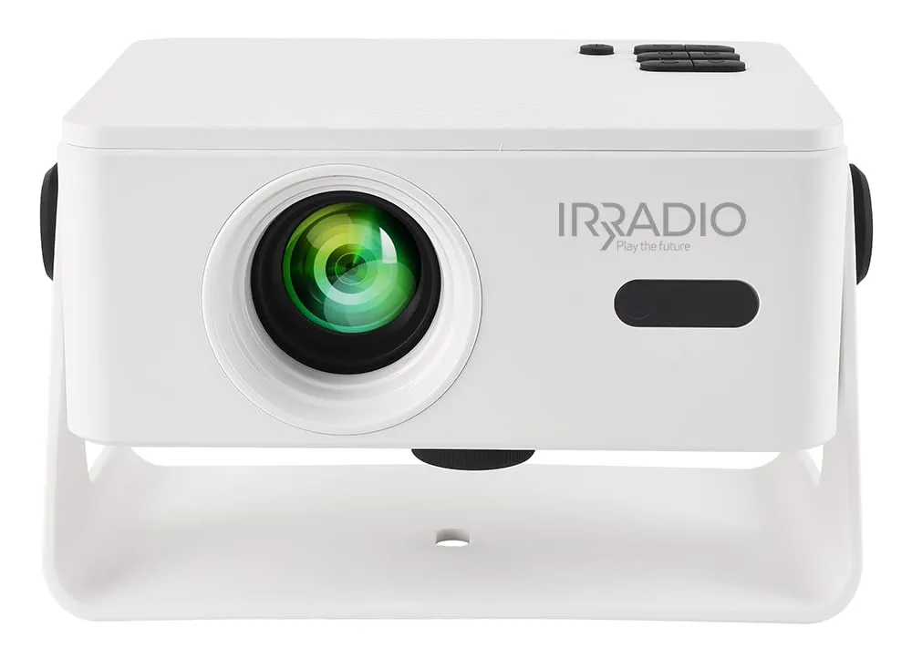 IRRADIO Videoproiettore Smart Portatile HD 720p con Android 13 e Auto Focus