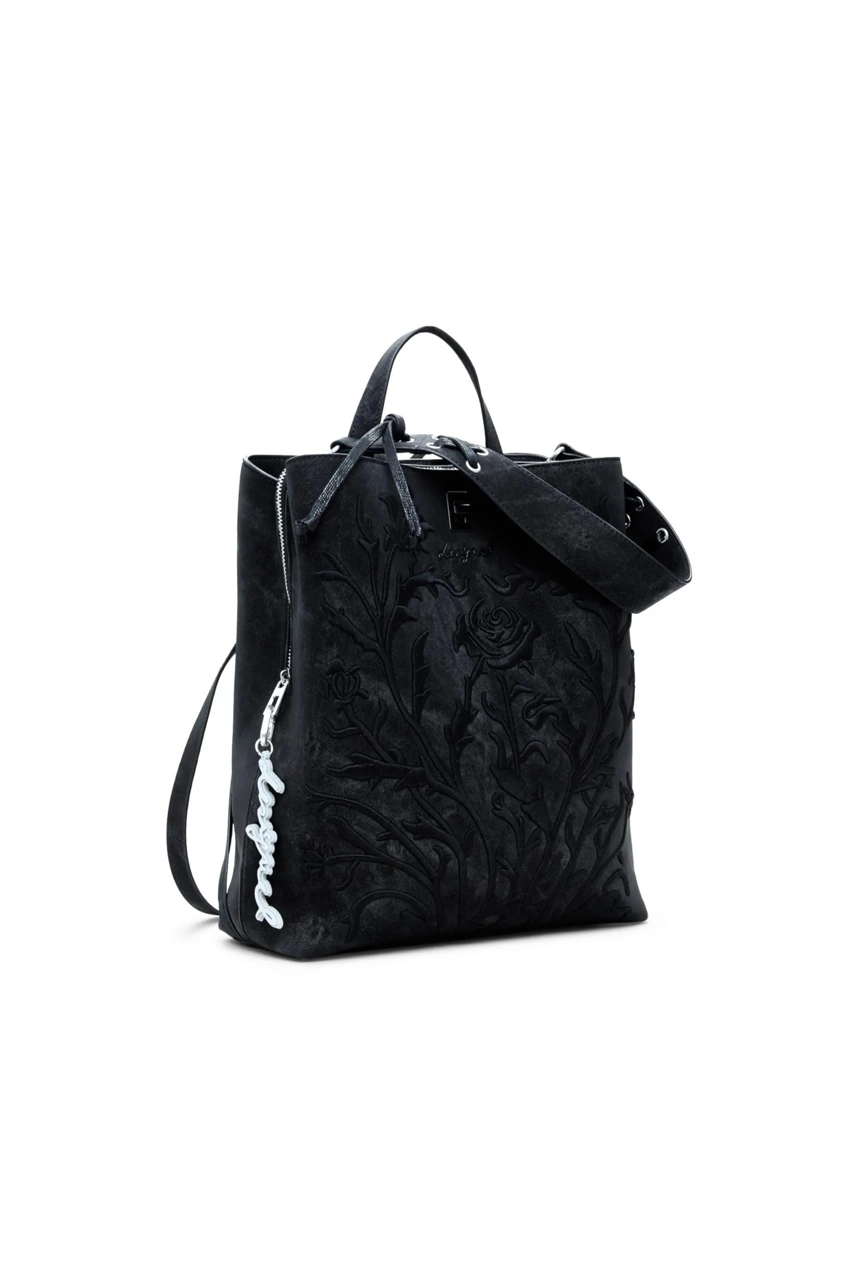 Zaino Desigual BACK_ROMEO FLORAL TOTAL B Nero