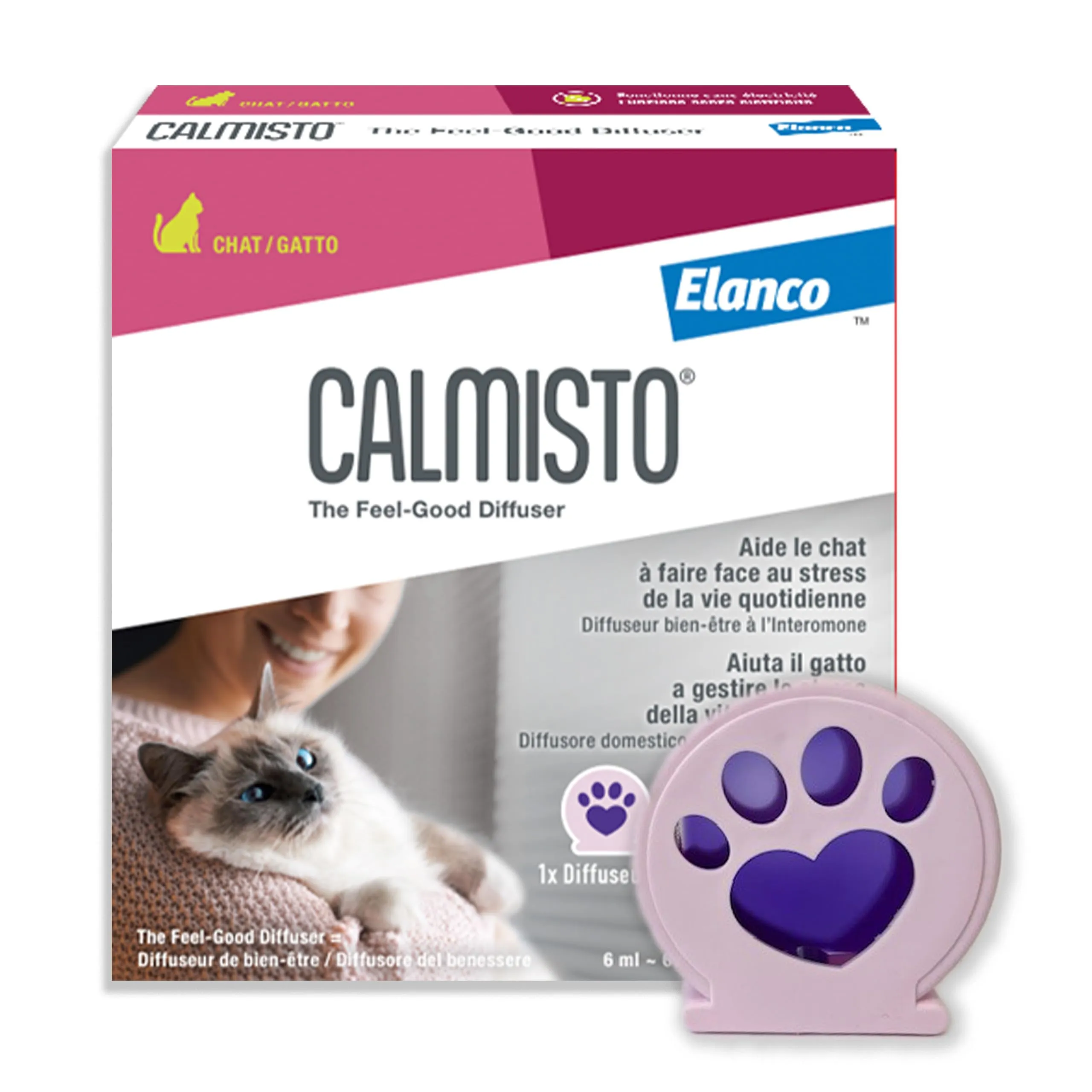 Calmisto Gatto Diffusore con Ricarica